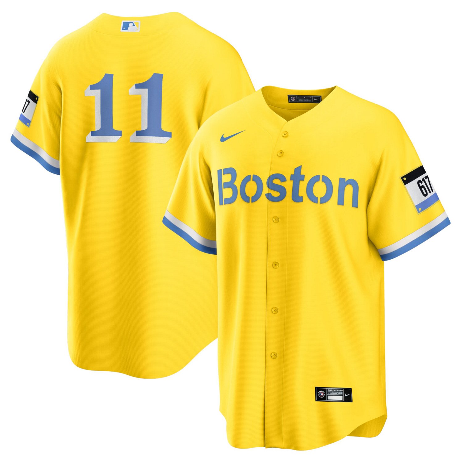 Nike Rafael Devers /Light Blue Boston Red Sox City Connect Replica ...