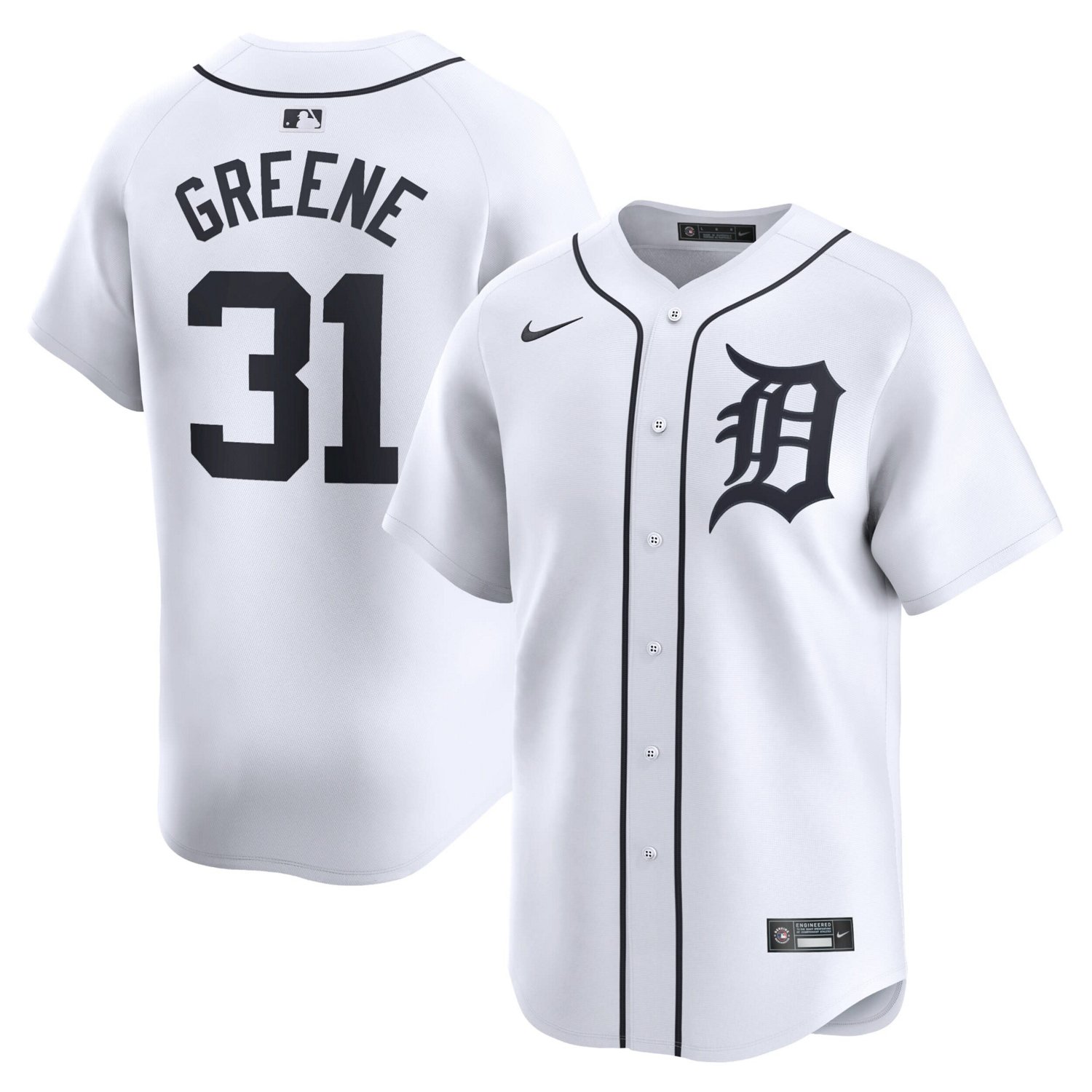 Nike Riley Greene Detroit Tigers Home Limited Player Jersey | Academy