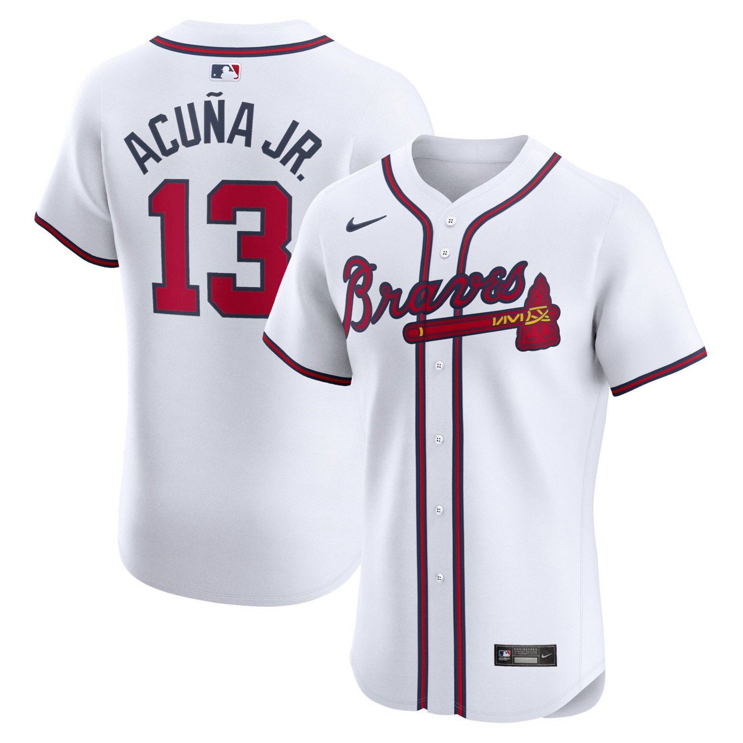 Nike Ronald Acua Jr Atlanta Braves Home Elite Jersey | Academy