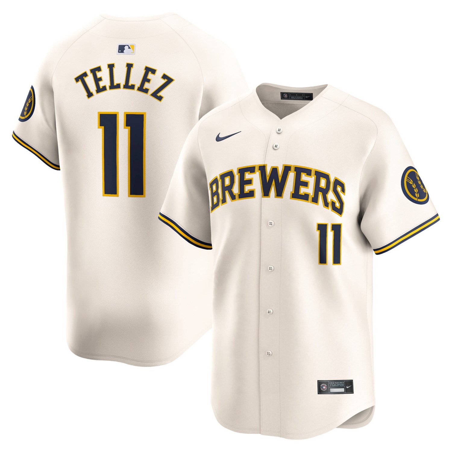 Nike Rowdy Tellez Milwaukee Brewers Home Limited Player Jersey | Academy