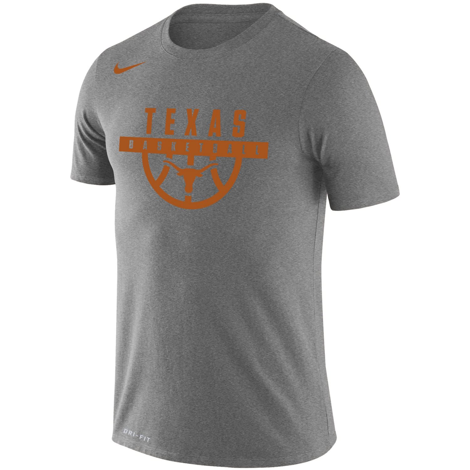 Nike Texas Texas Longhorns Basketball Drop Legend Performance T-Shirt ...