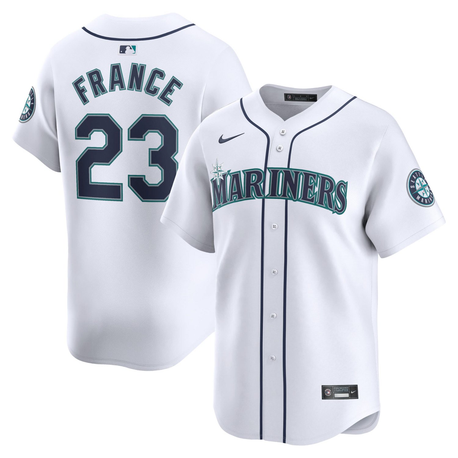 Nike Ty France Seattle Mariners Home Limited Player Jersey Academy