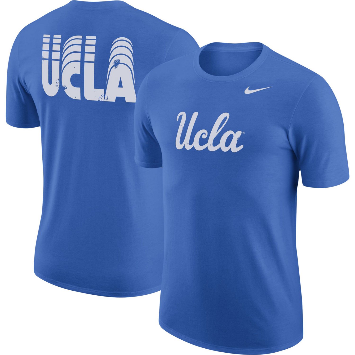 Nike UCLA Bruins Distressed Print Cotton Vault TShirt Academy