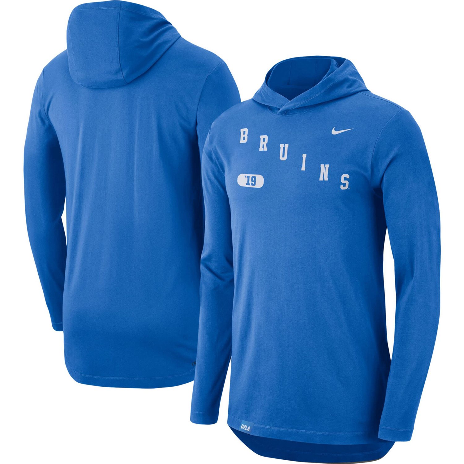 Nike UCLA Bruins Team Performance Long Sleeve Hoodie T-Shirt | Academy