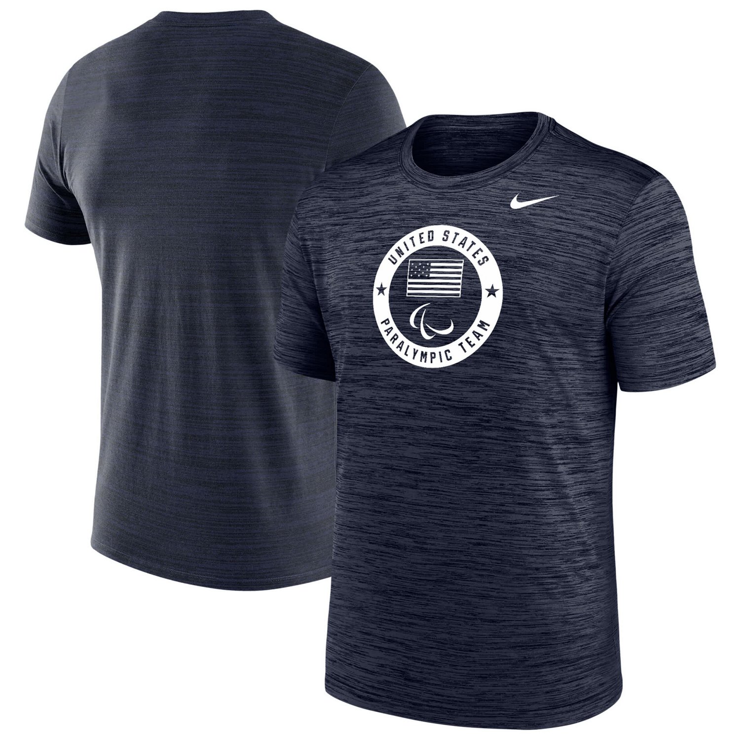 Nike US Paralympics Team Issue Velocity Performance T-Shirt | Academy