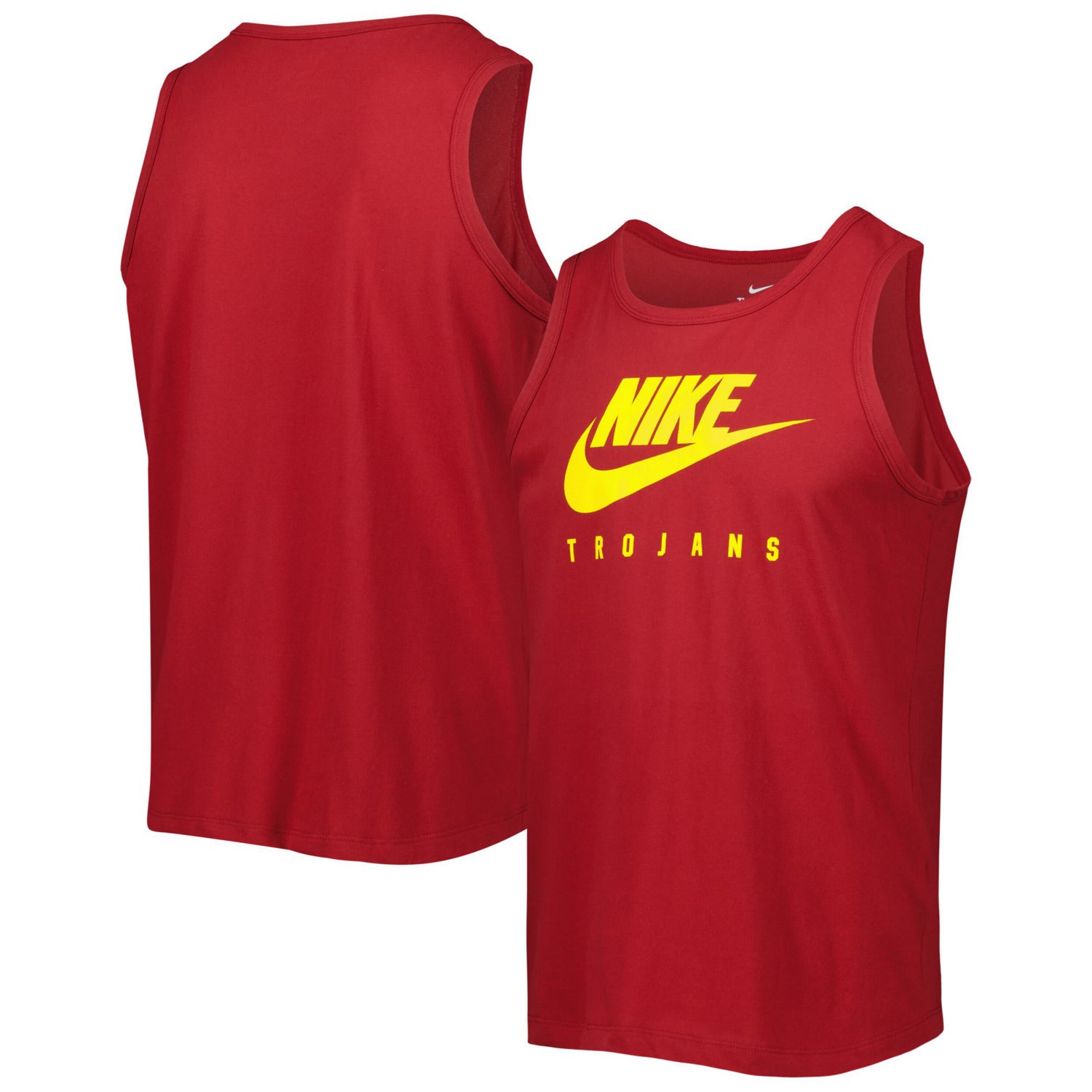 Nike Usc Trojans Futura Performance Scoop Neck Tank Top Academy 