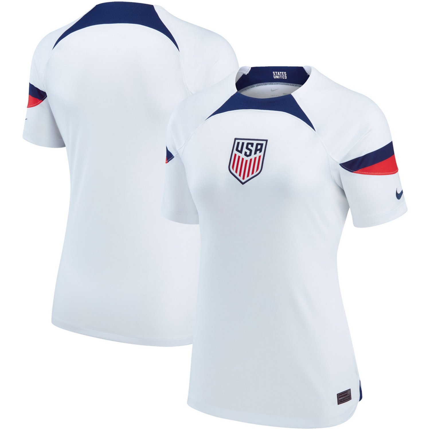 Nike USMNT 2022/23 Home Breathe Stadium Replica Blank Jersey | Academy