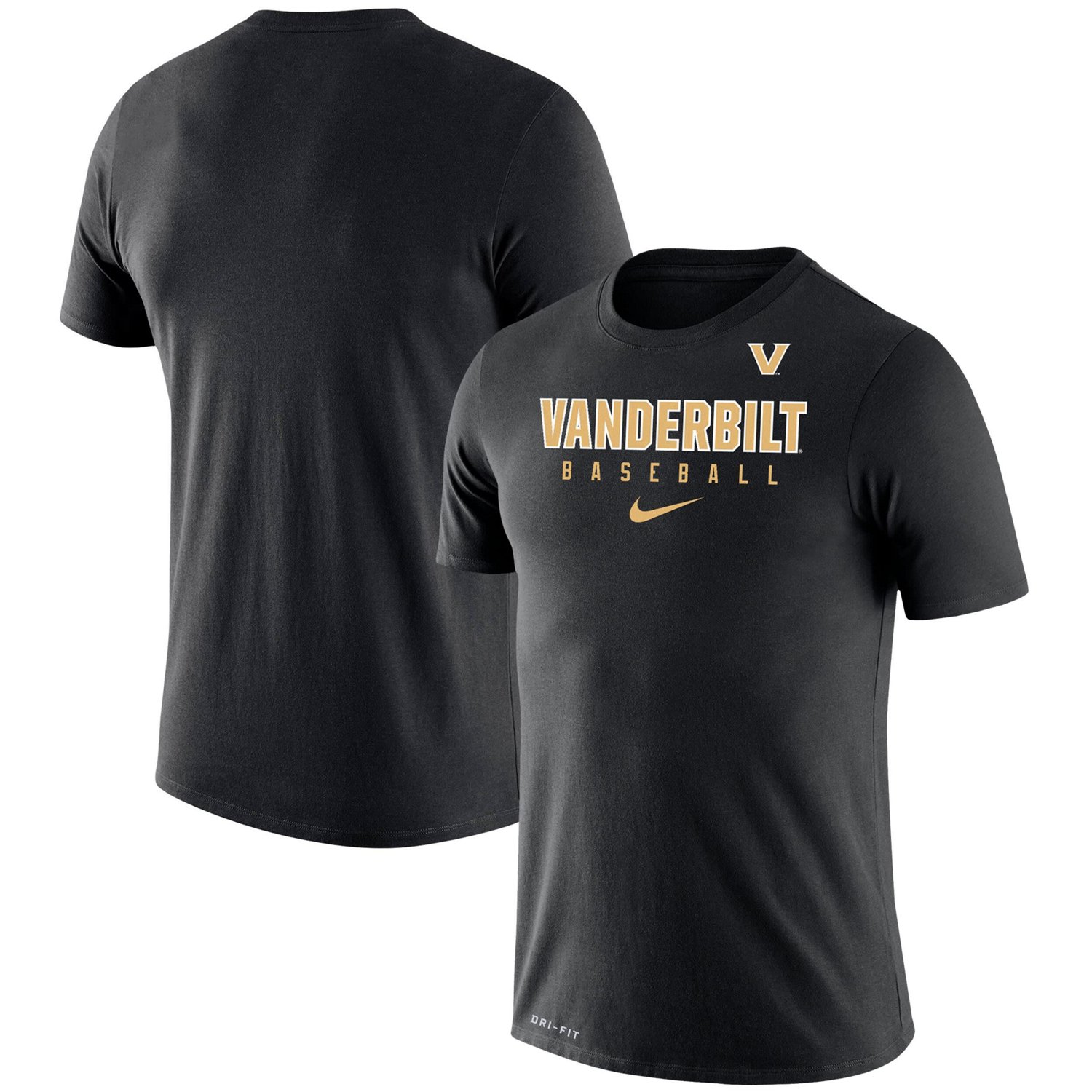 Nike Vanderbilt Commodores Baseball Legend Performance T-Shirt | Academy