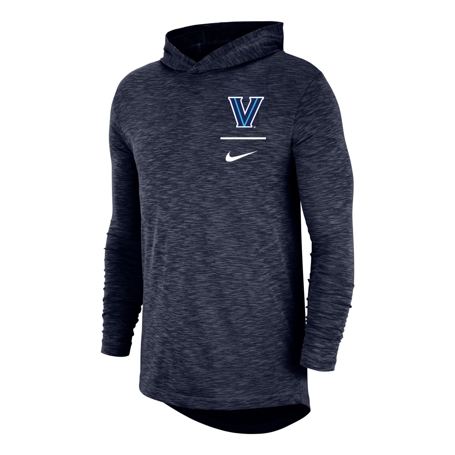 Nike Villanova Wildcats Slub Performance Long Sleeve Hoodie T-Shirt ...