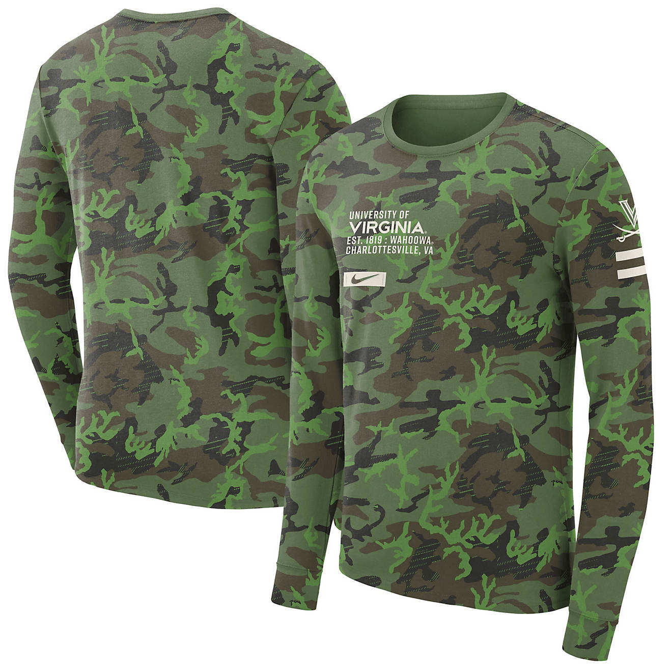 Nike Virginia Cavaliers Military Long Sleeve T-Shirt | Academy