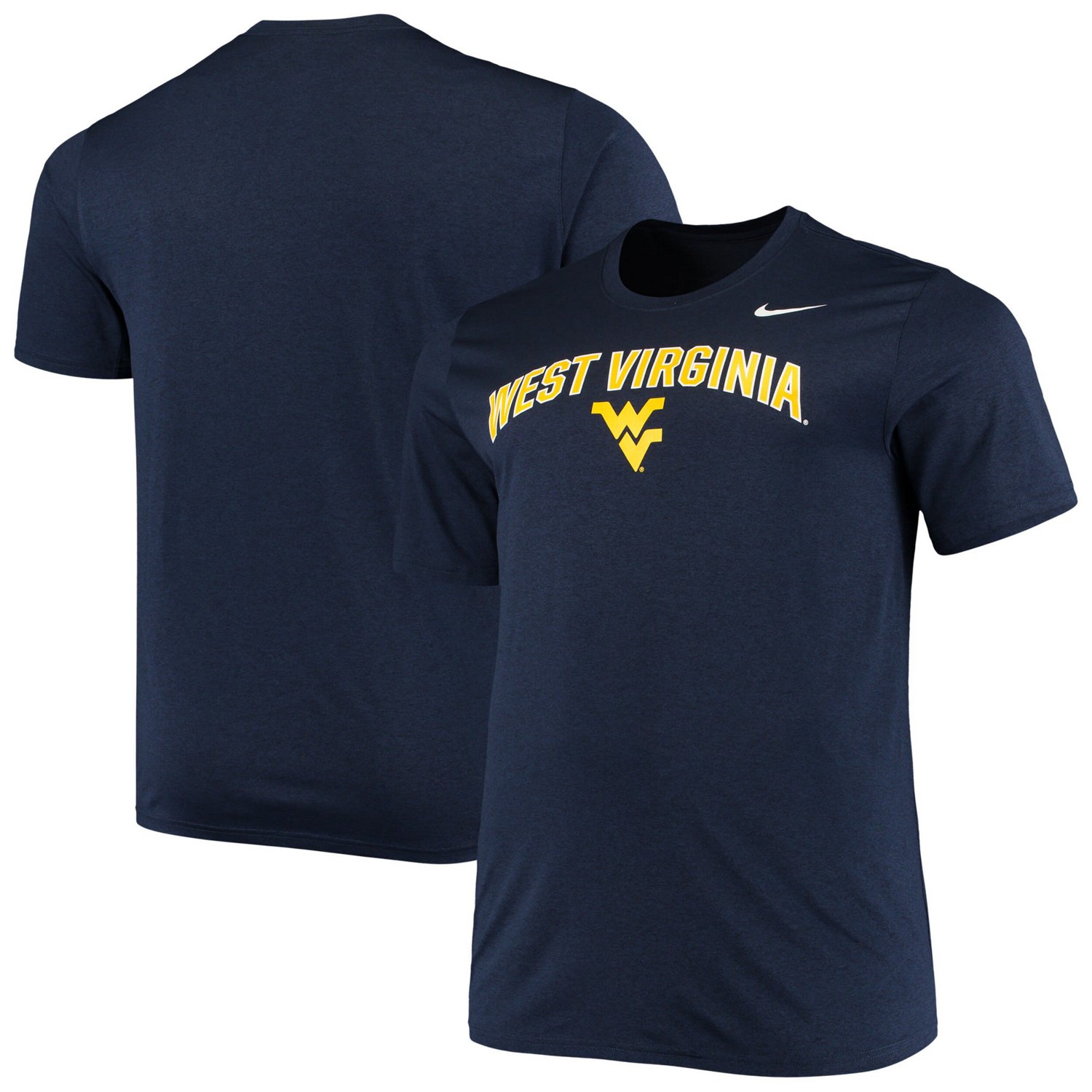 Nike West Virginia Mountaineers Big Tall Legend Arch Over Logo ...