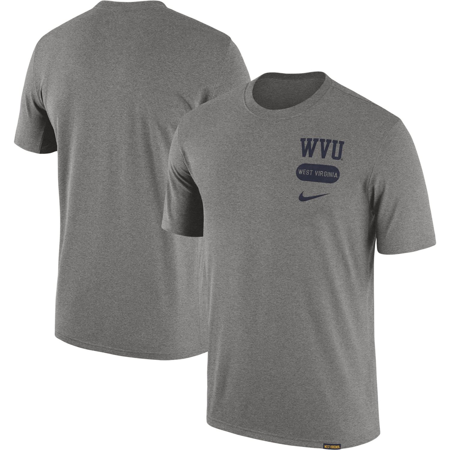 Nike West Virginia Mountaineers Campus Letterman TriBlend TShirt