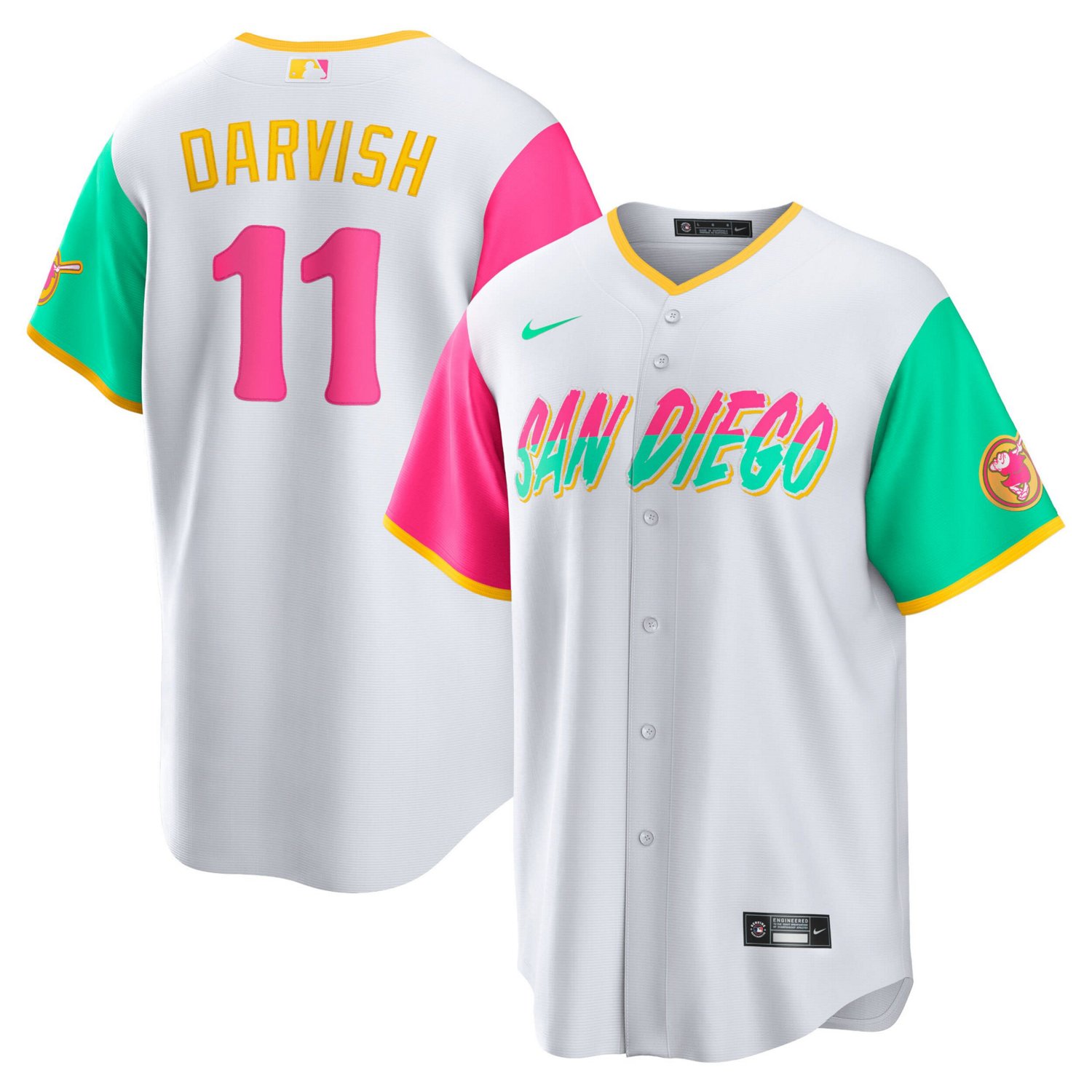 Nike Yu Darvish San Diego Padres 2022 City Connect Replica Player ...