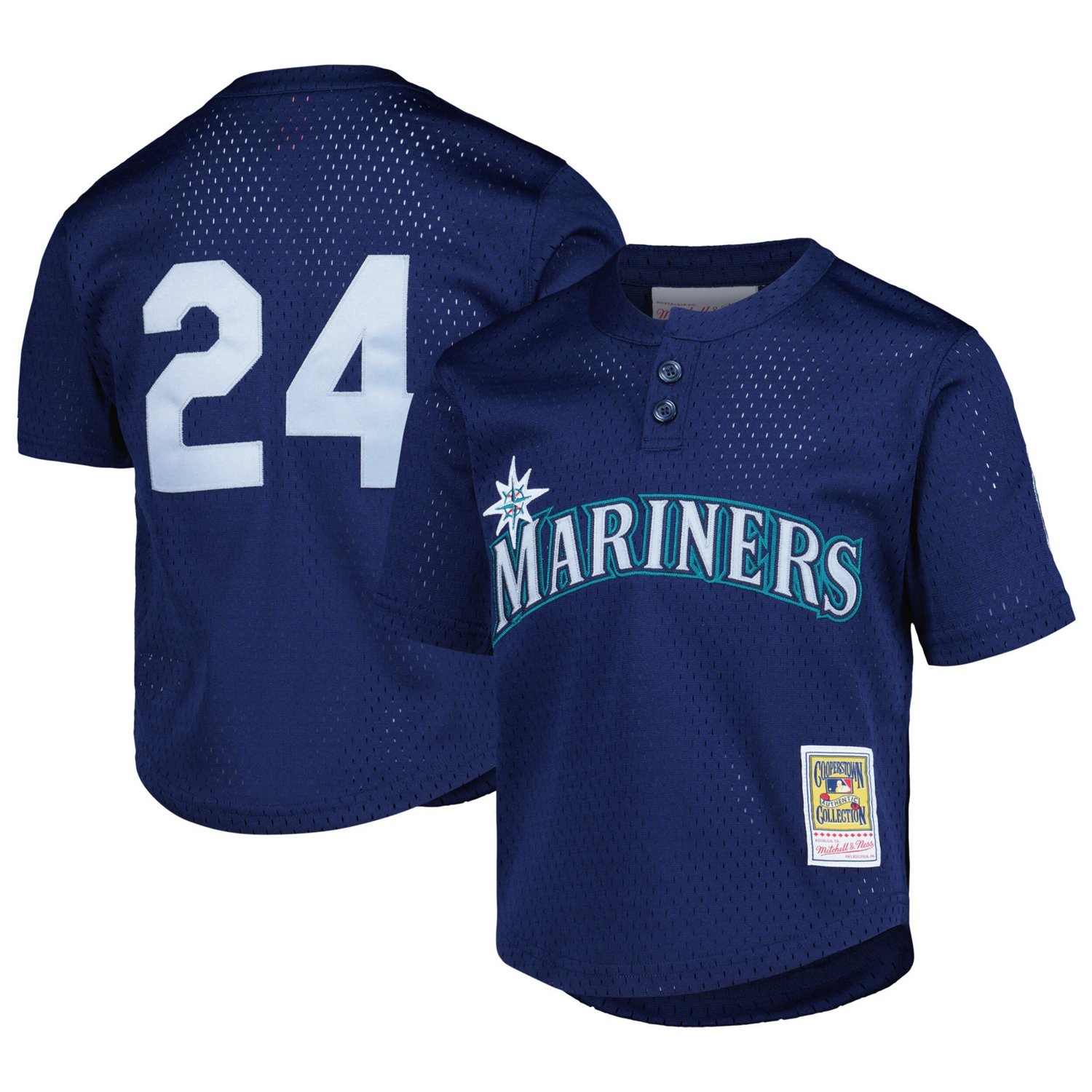 Preschool Mitchell Ness Ken Griffey Jr Seattle Mariners Cooperstown ...