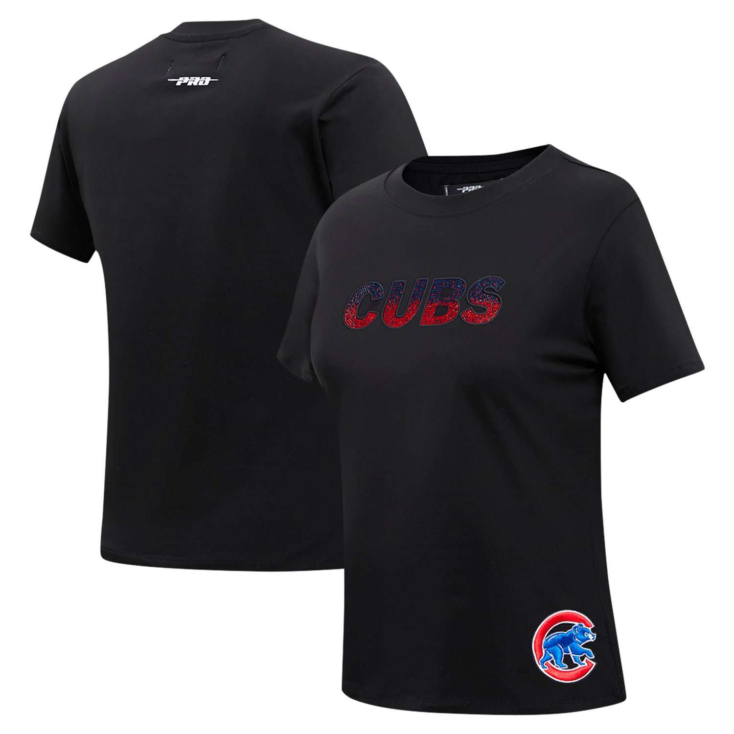 Pro Standard Chicago Cubs Rhinestone Slim Fit T-Shirt | Academy