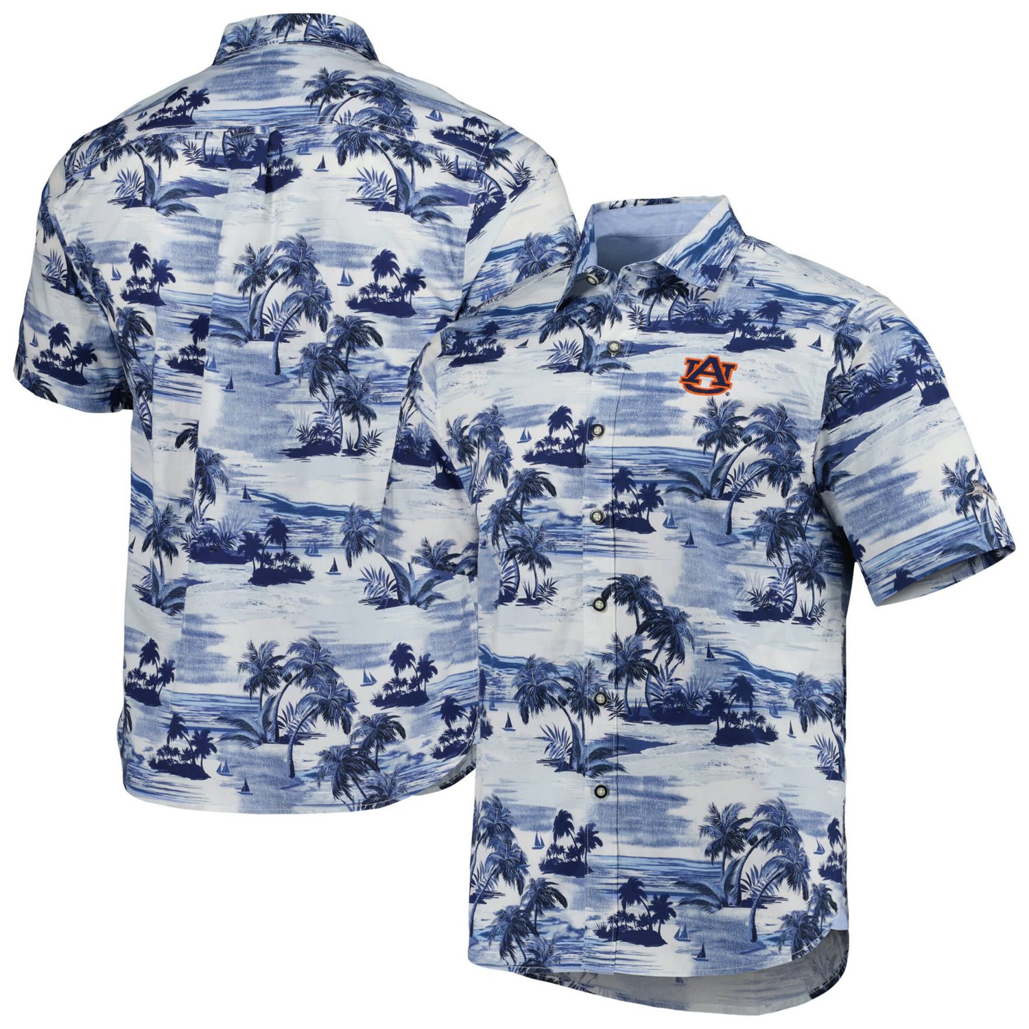 Tommy Bahama Auburn Tigers Tropical Horizons Button-Up Shirt | Academy