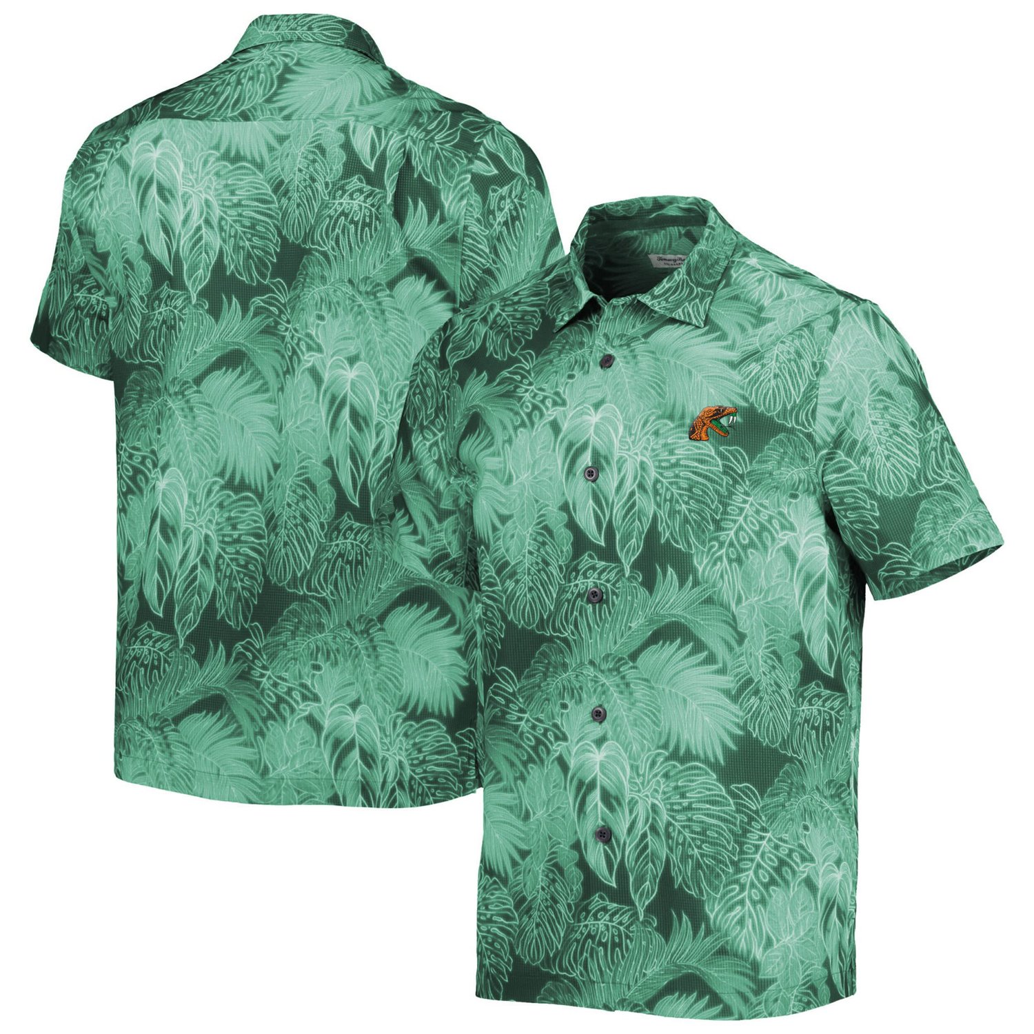 Tommy Bahama Florida AM Rattlers Bahama Coast Luminescent Frond Camp ...