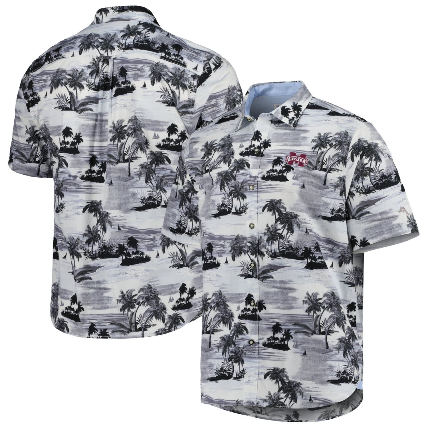 Tommy Bahama Mississippi State Bulldogs Tropical Horizons Button-Up ...