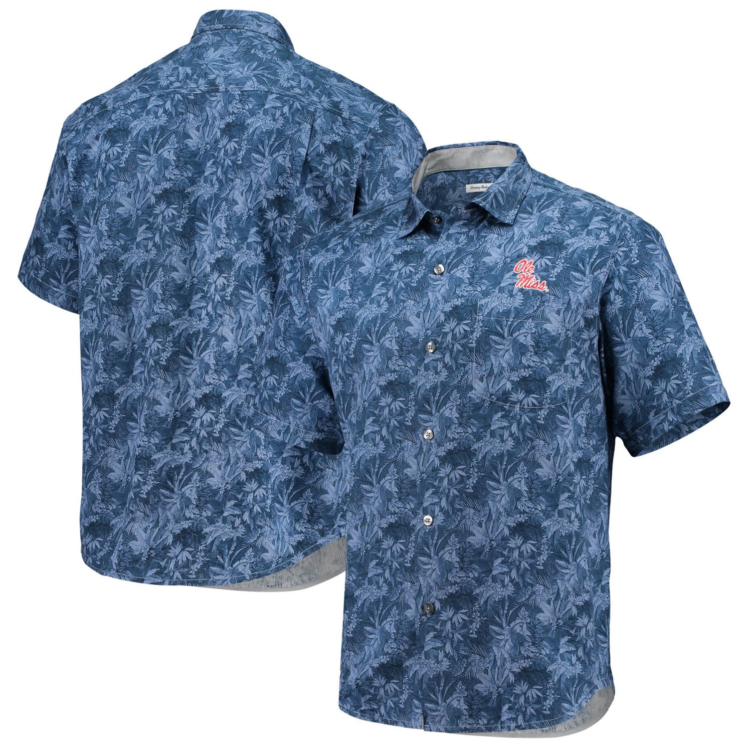 Tommy Bahama Ole Miss Rebels Sport Jungle Shade Camp Button-Up Shirt ...