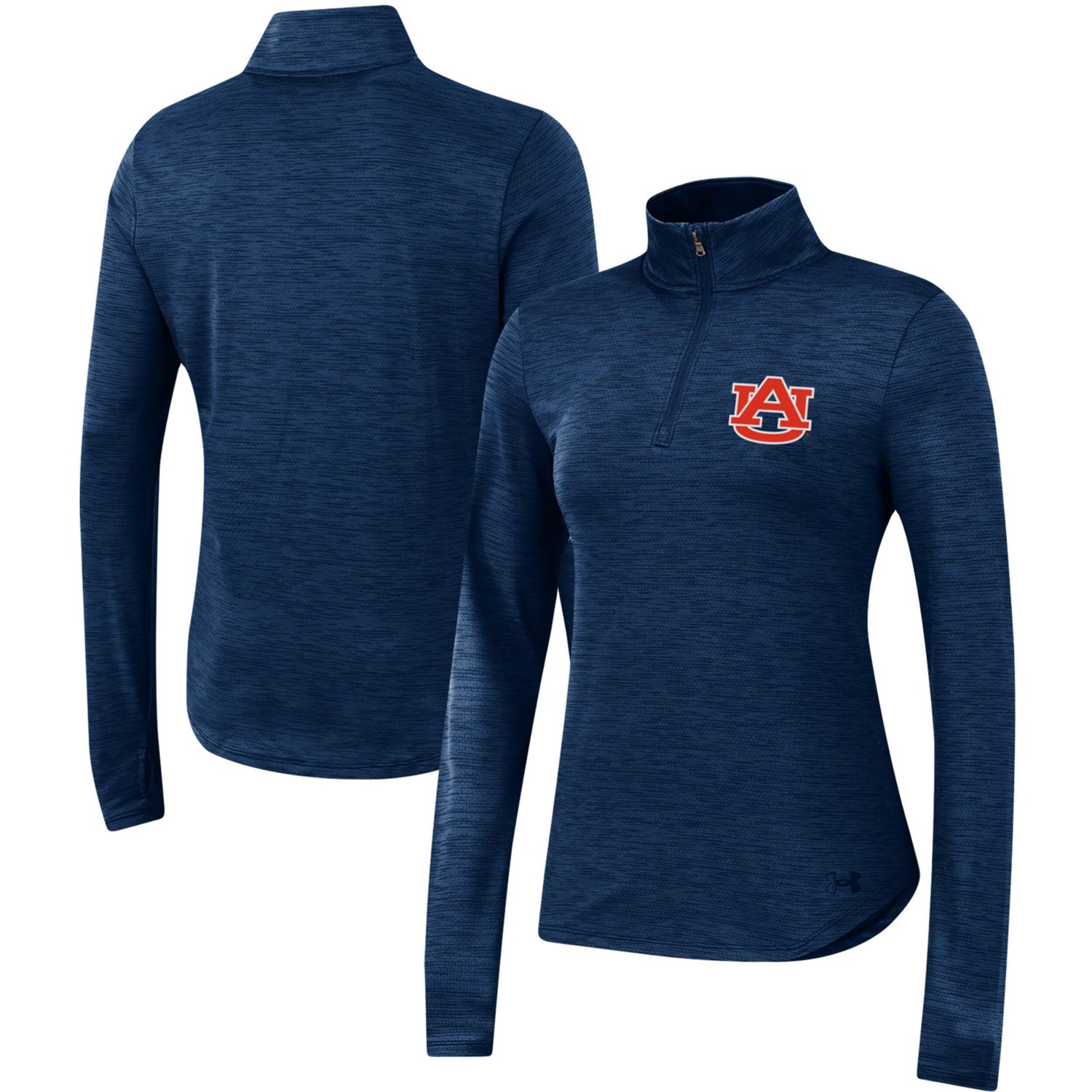 Under Armour Auburn Tigers Vent SpaceDye Performance QuarterZip
