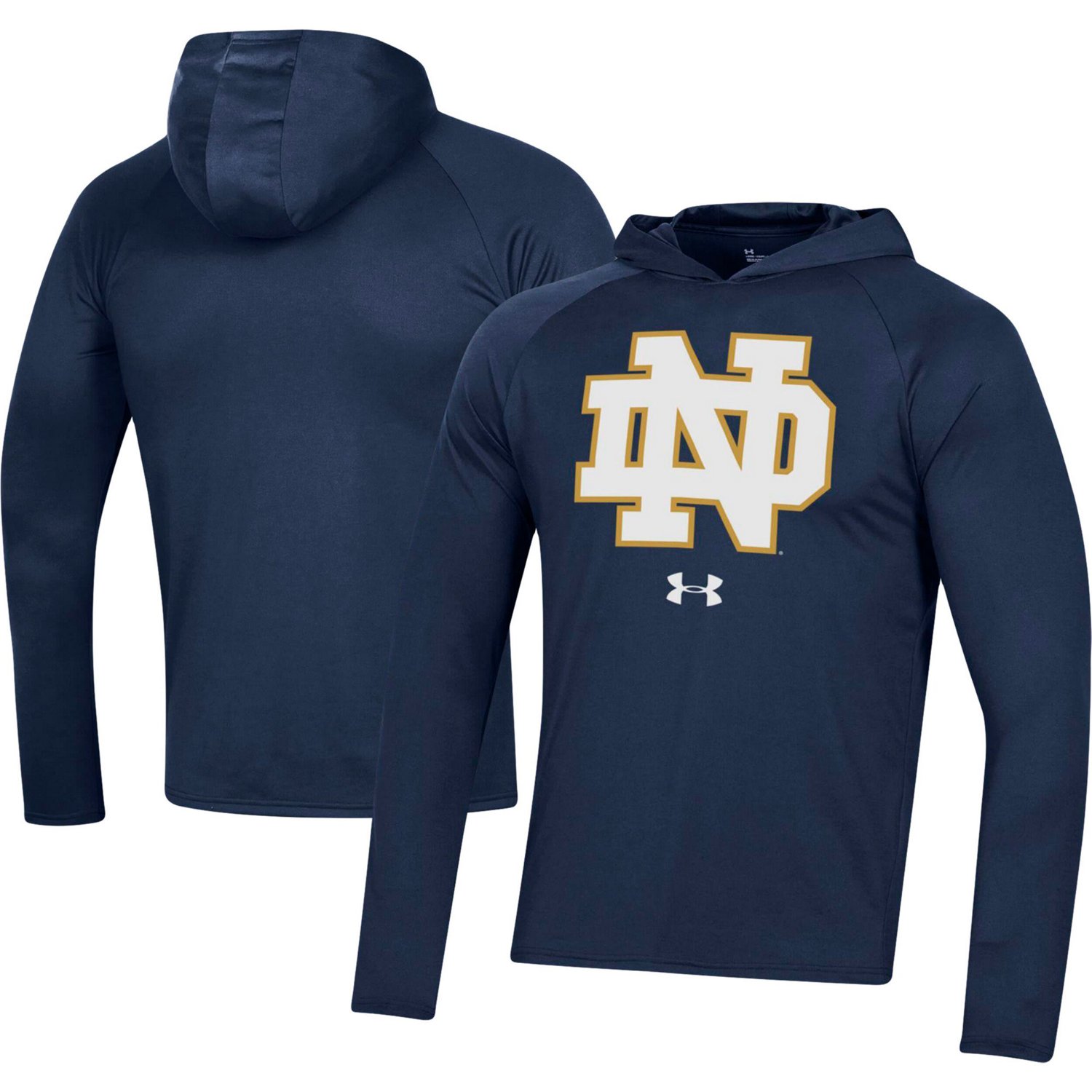 Under Armour Notre Dame Fighting Irish School Logo Raglan Long Sleeve
