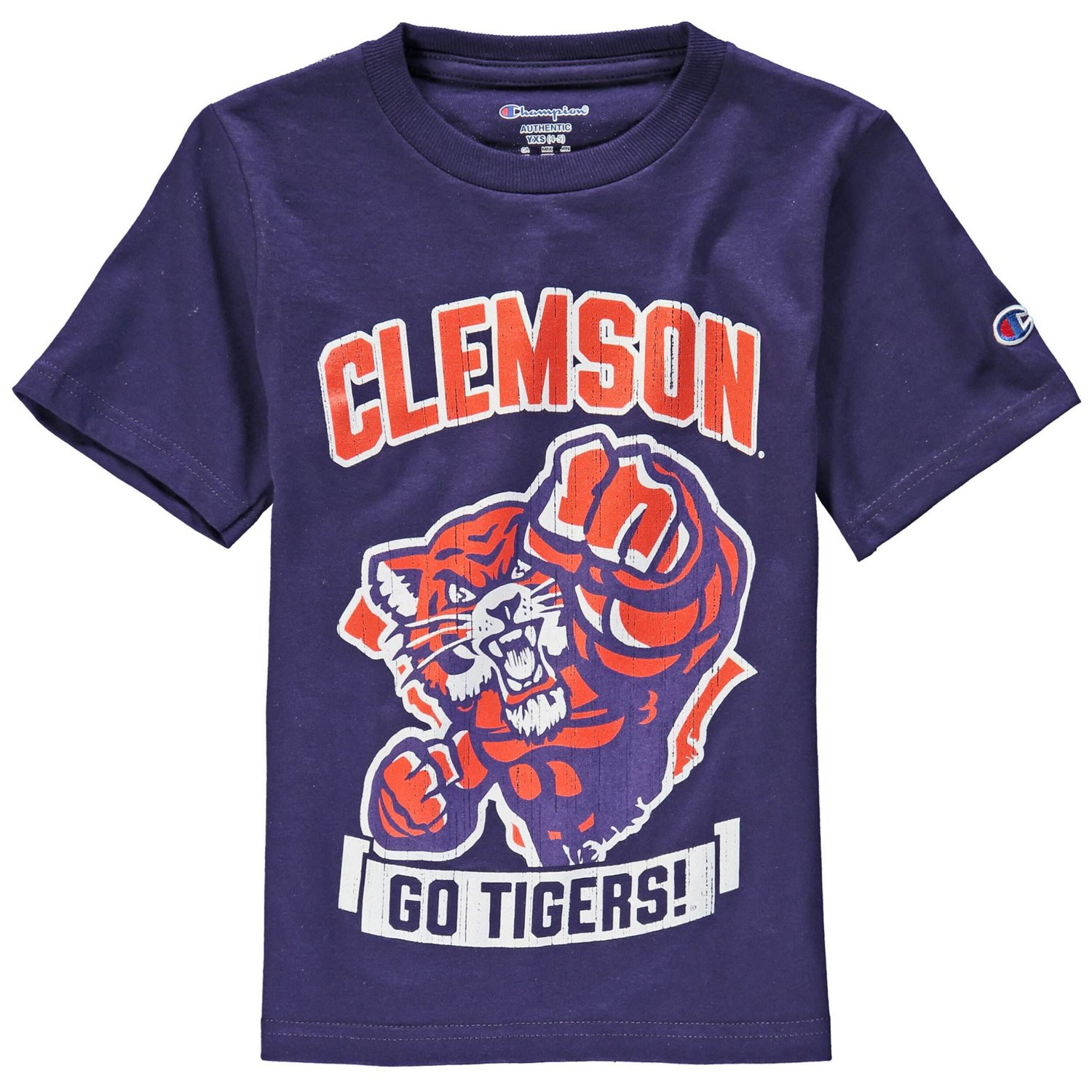 Youth Champion Clemson Tigers Strong Mascot T-Shirt | Academy