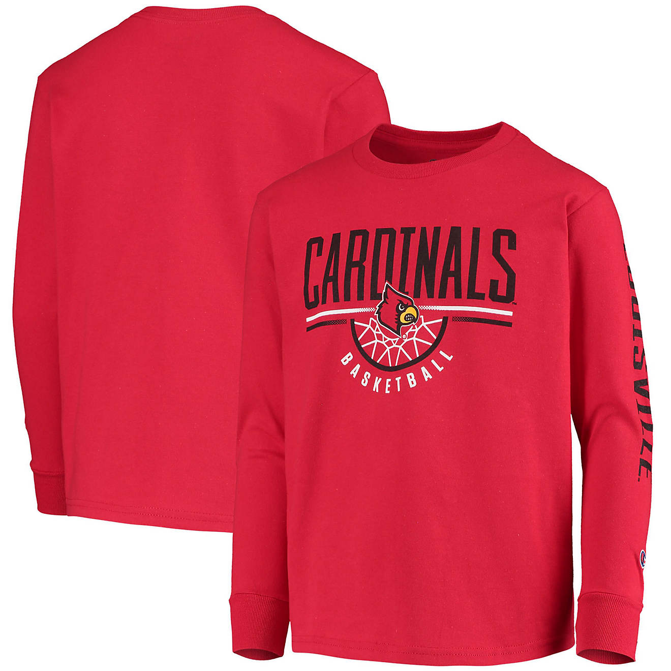 Youth Champion Louisville Cardinals Basketball Long Sleeve T-Shirt ...