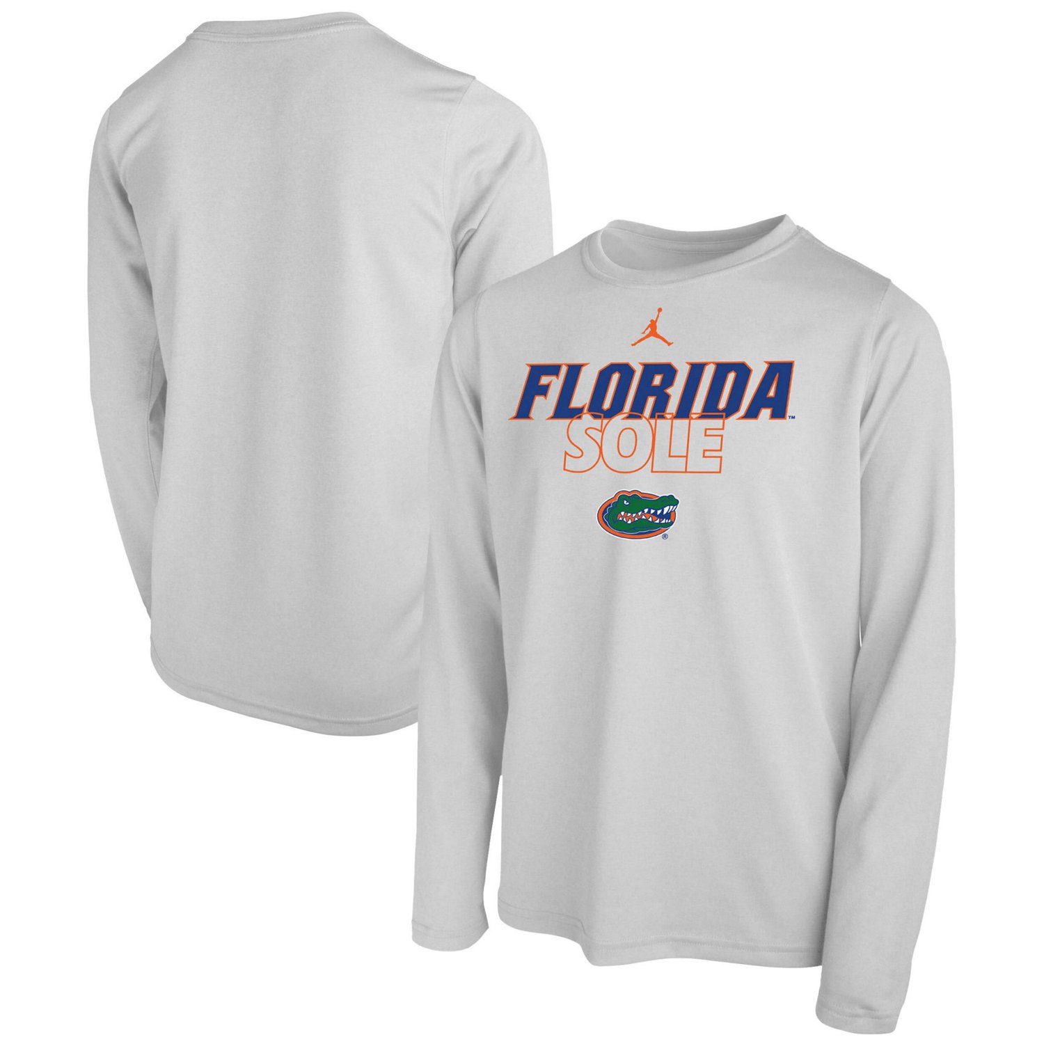Youth Jordan Brand Florida Gators 2023 On Court Sole Bench T-Shirt ...
