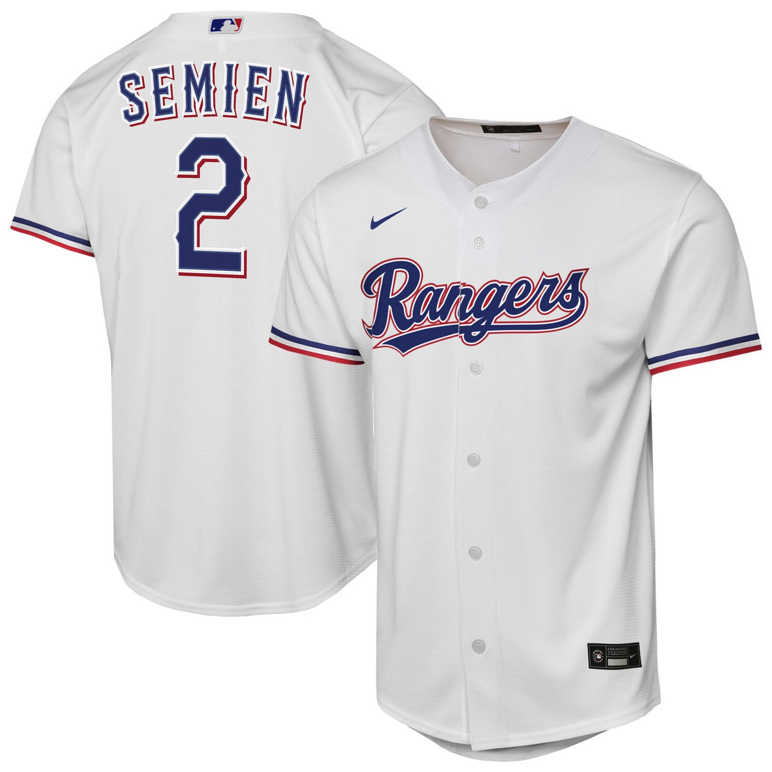 Youth Nike Marcus Semien Texas Rangers Home Replica Player Jersey | Academy