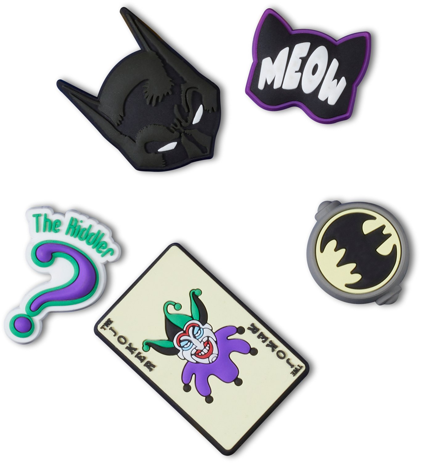 Crocs Batman Jibbitz 5Pack Free Shipping at Academy