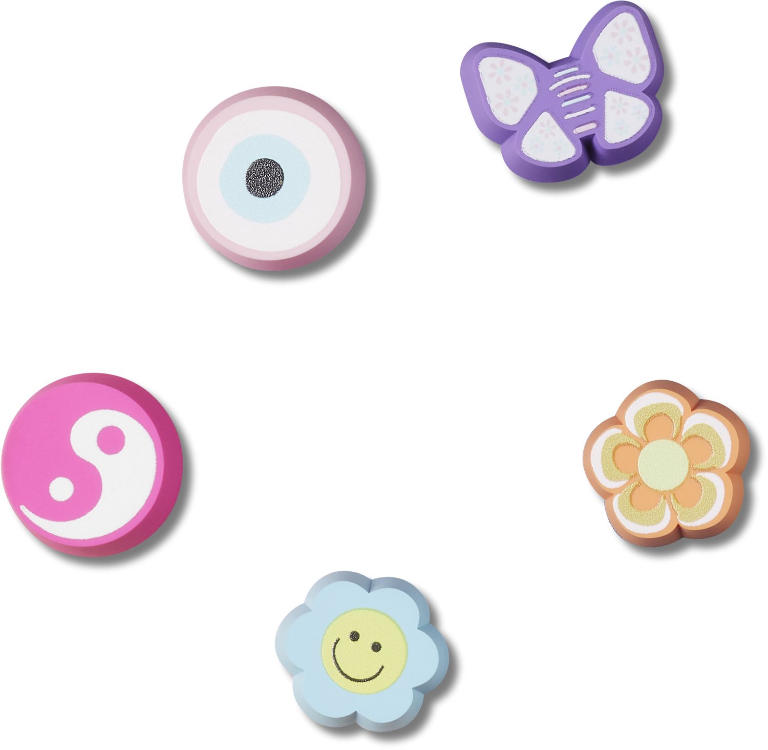 Crocs Jibbitz Nostalgia Girly Eraser Charms 5Pack Academy