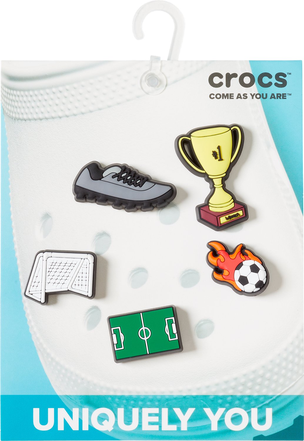 Crocs Jibbitz Soccer Celebration Charms 5Pack Academy