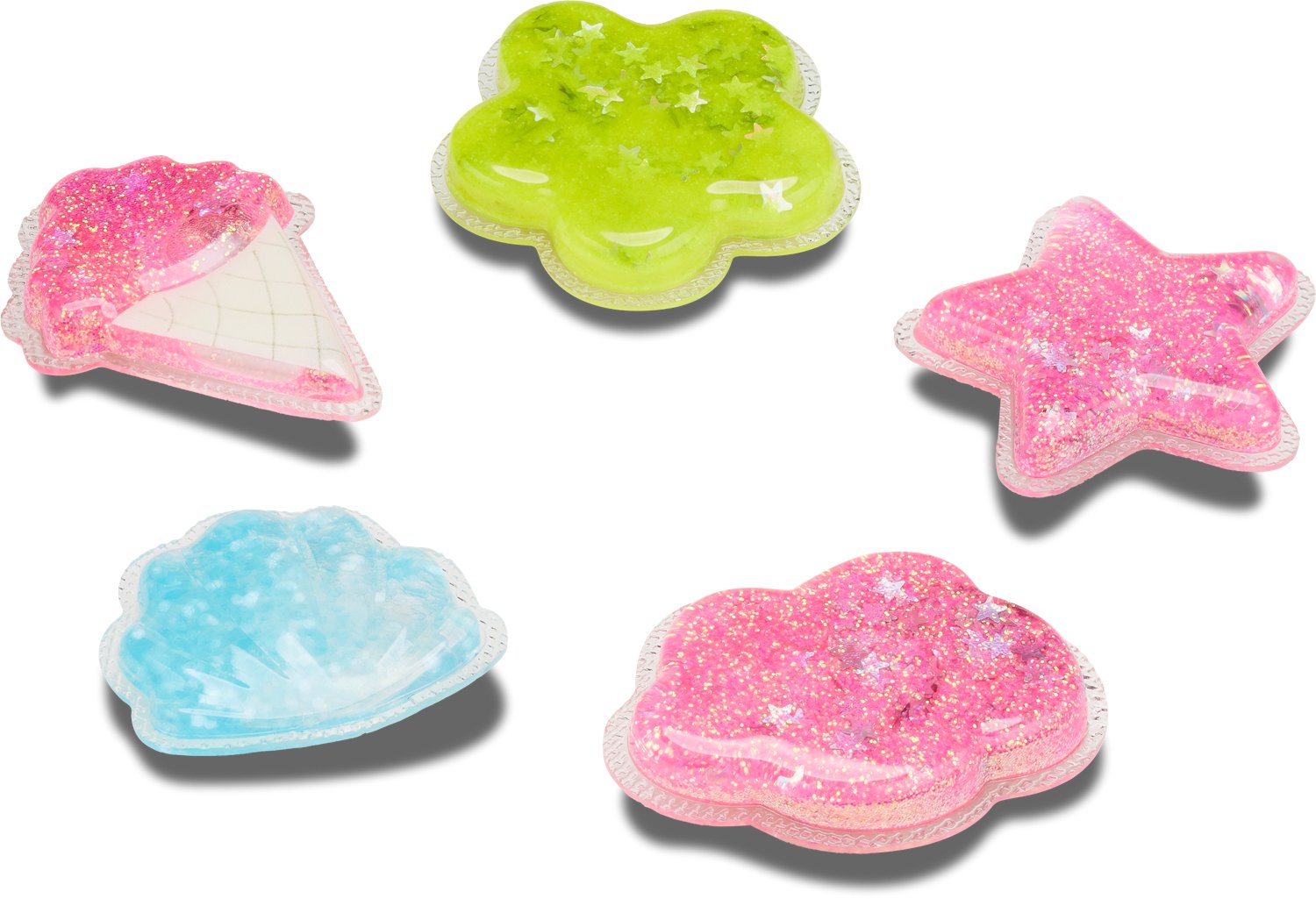 Crocs Jibbitz Squish Glitter Icons 5Pack Academy