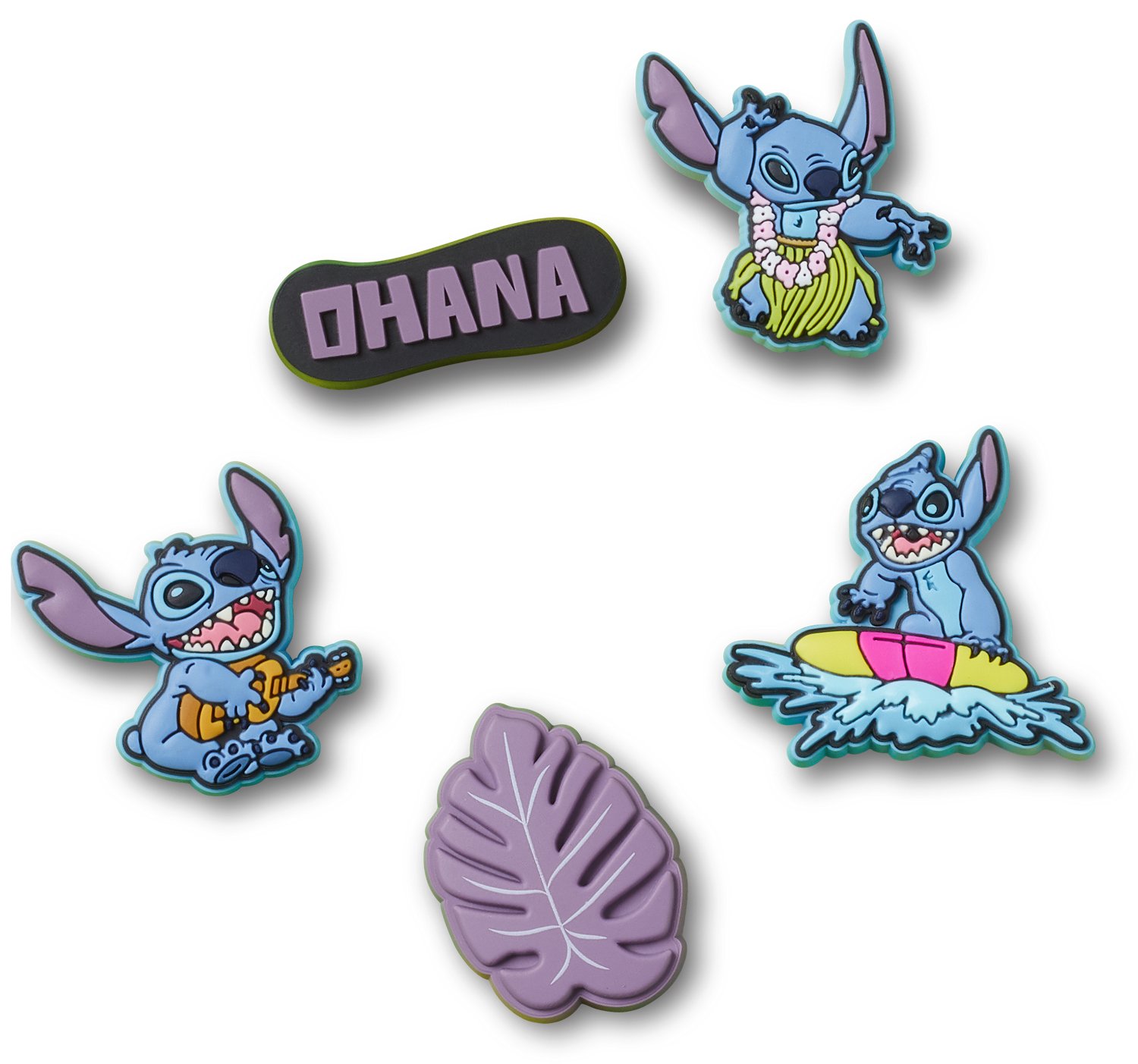 Crocs Jibbitz Stitch Tropical Charms 5-Pack | Academy