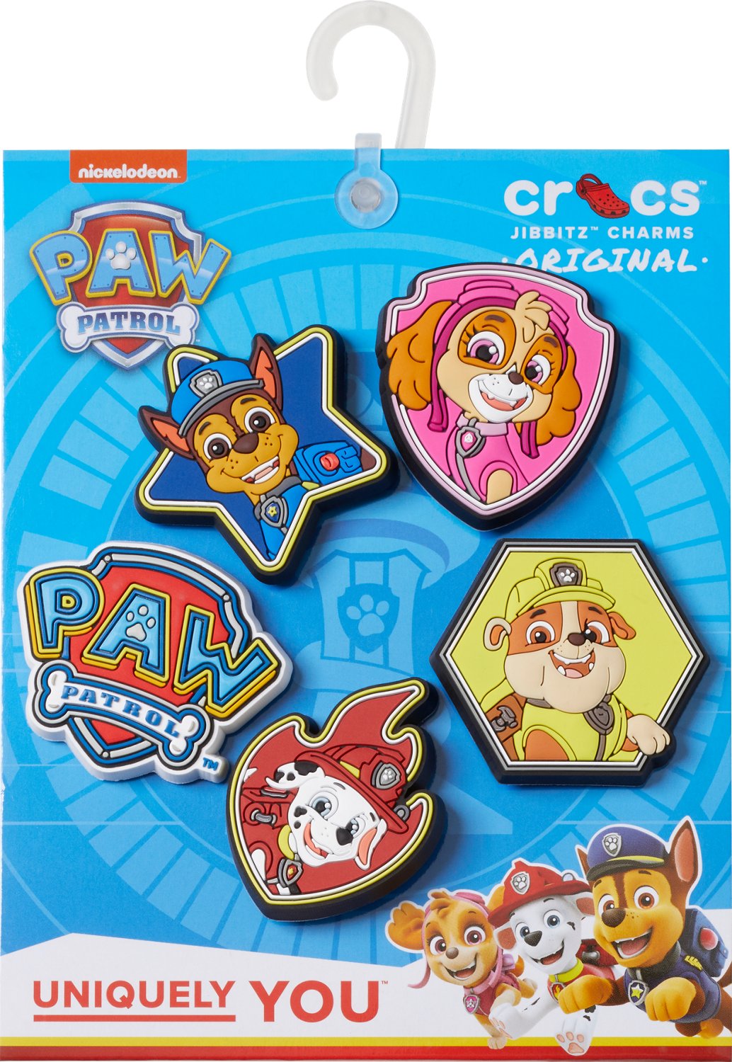 Crocs Paw Patrol Jibbitz Charms 5Pack Academy