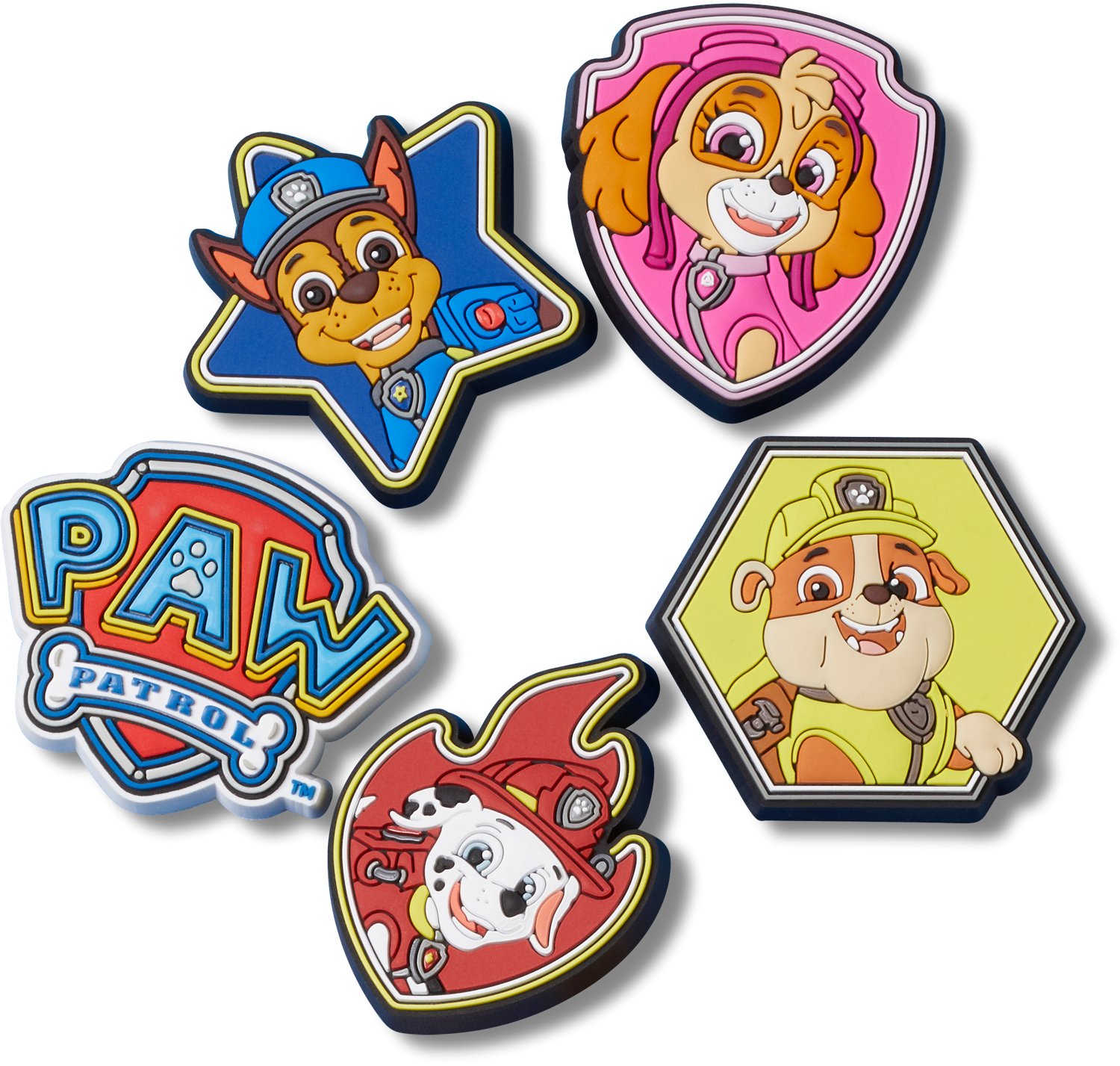 Crocs Paw Patrol Jibbitz Charms 5Pack Academy