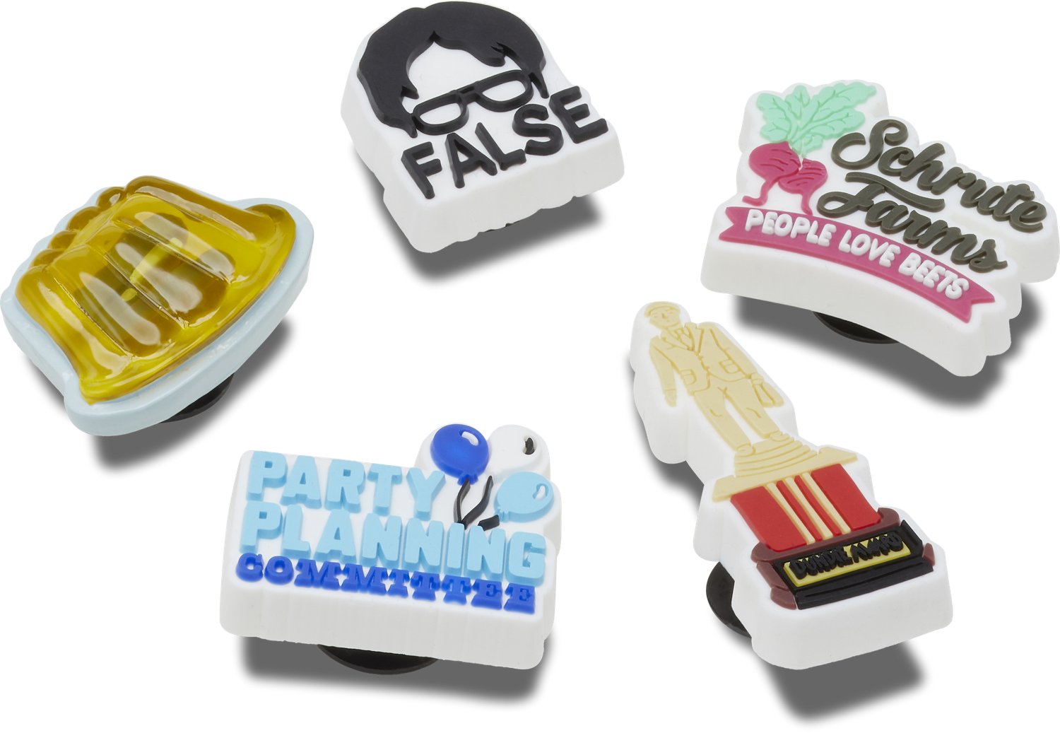 Crocs The Office Jibbitz 5Pack Free Shipping at Academy