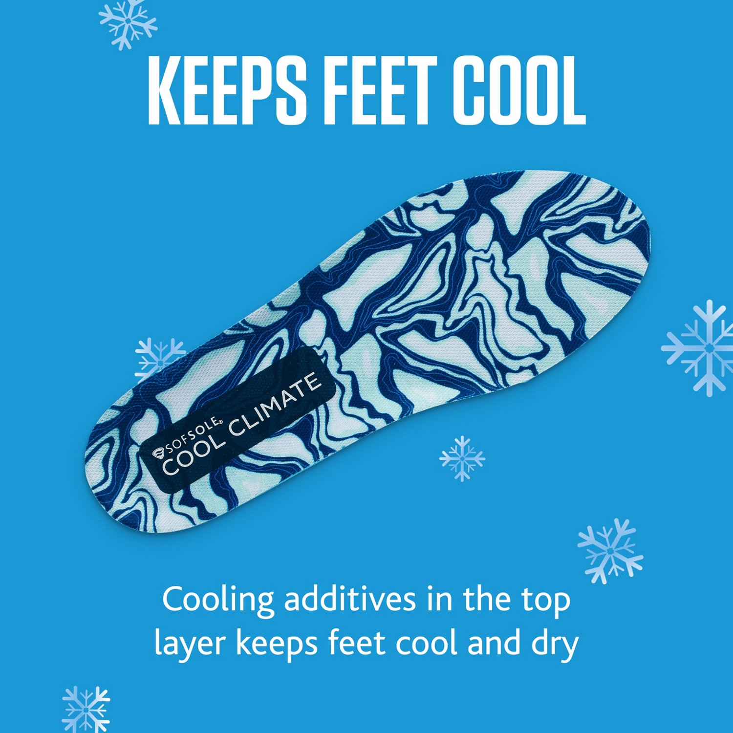 Sof Sole Cool Climate Insoles Free Shipping at Academy