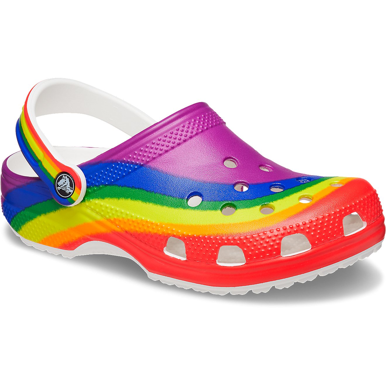 Crocs Adults' Classic Rainbow Dye Clogs | Academy