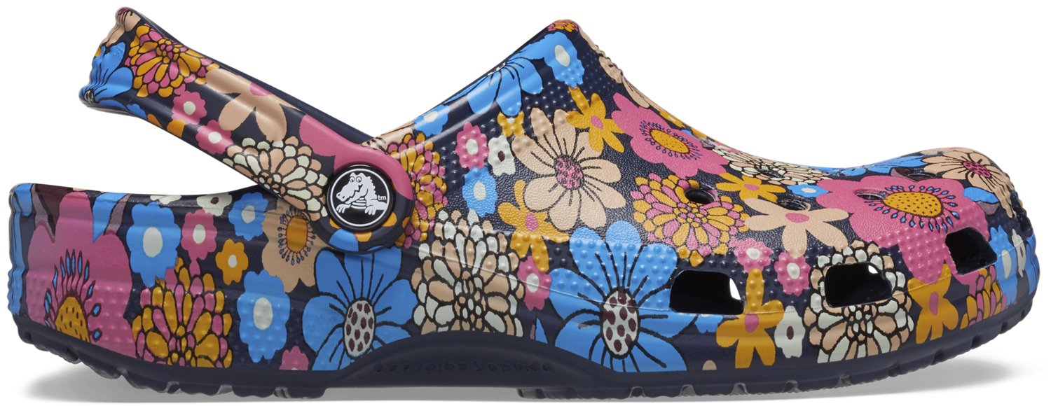 Crocs Adults' Classic Retro Floral Clogs | Academy