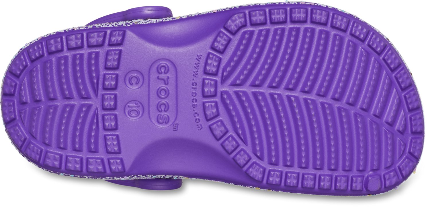 Crocs Kids' Classic Glitter III TD Clogs | Academy