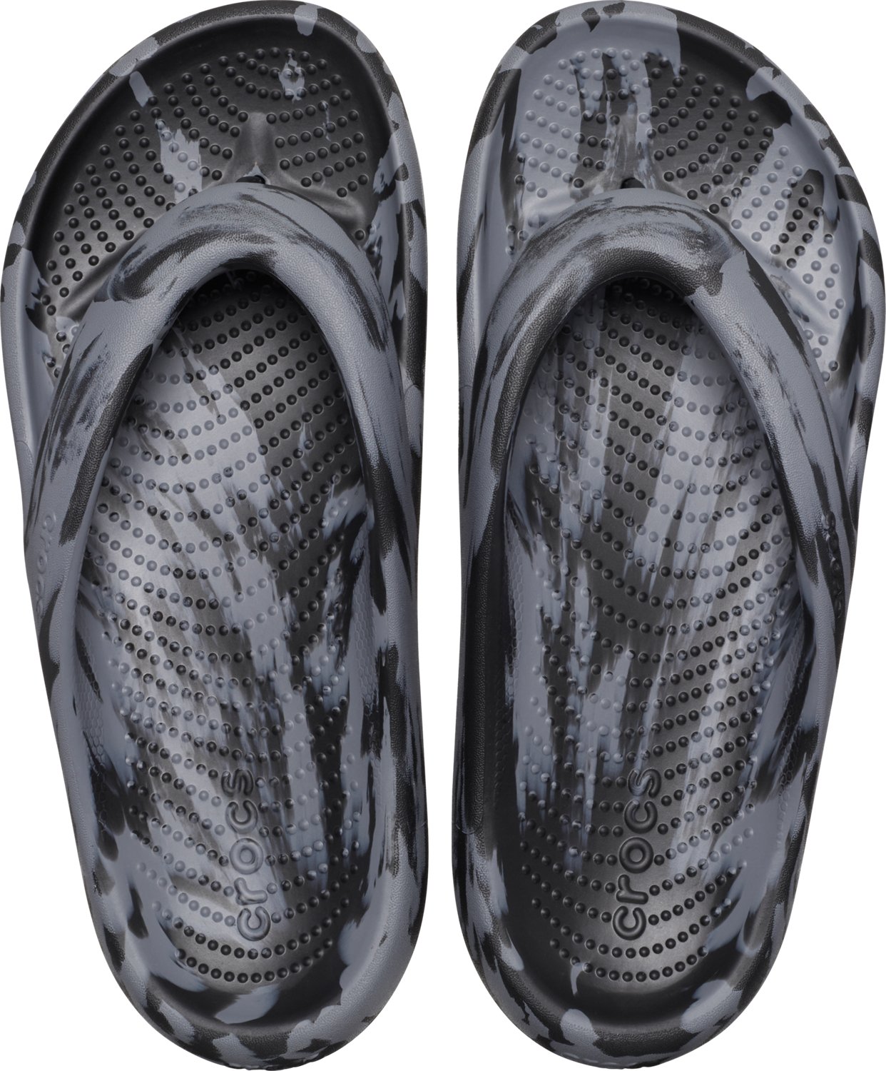 Crocs Men's Mellow Marbled Flip Flops | Academy