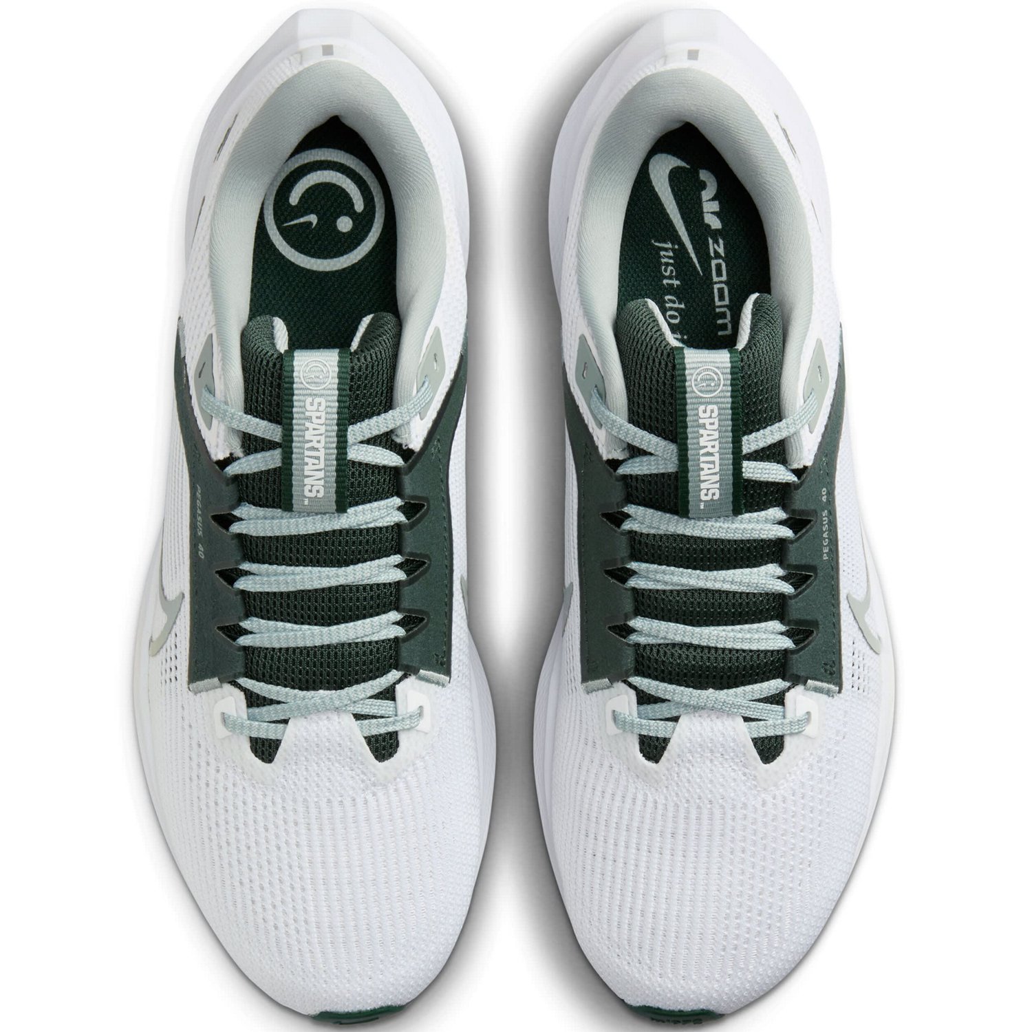 Unisex Nike Michigan State Spartans Zoom Pegasus 40 Running Shoe | Academy