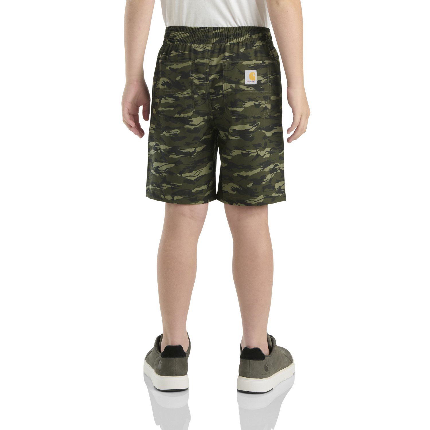 Carhartt Boys Ripstop Camo Cargo Shorts Academy