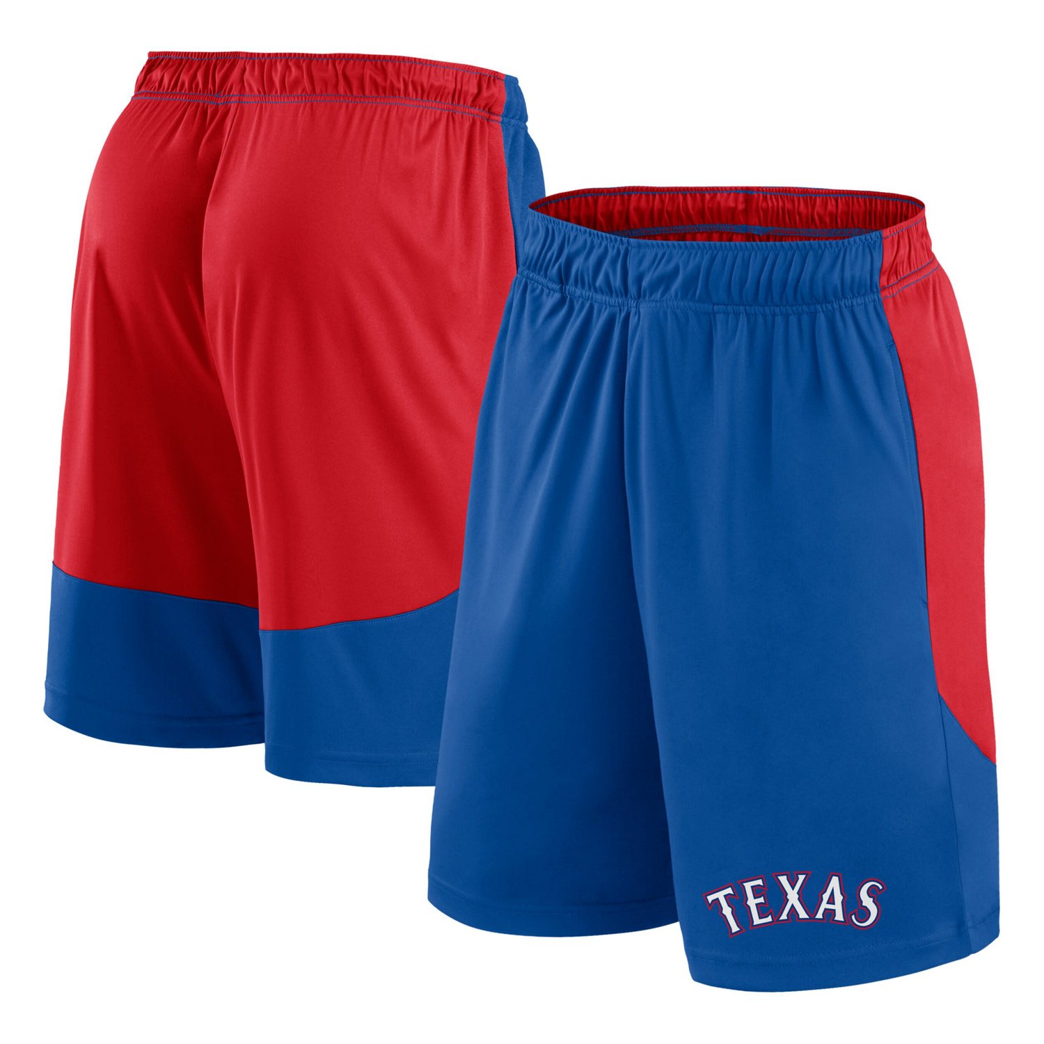 Fanatics Red Texas Rangers Launch Polyester Shorts | Academy