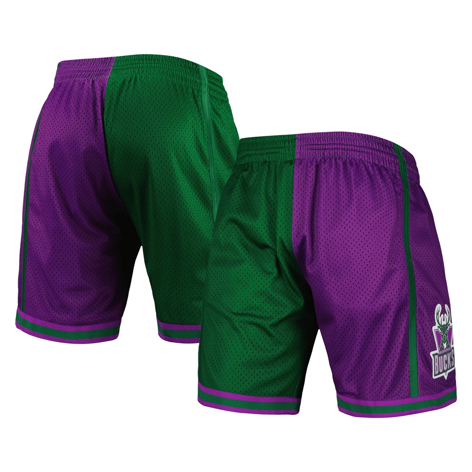 milwaukee bucks shorts mitchell and ness