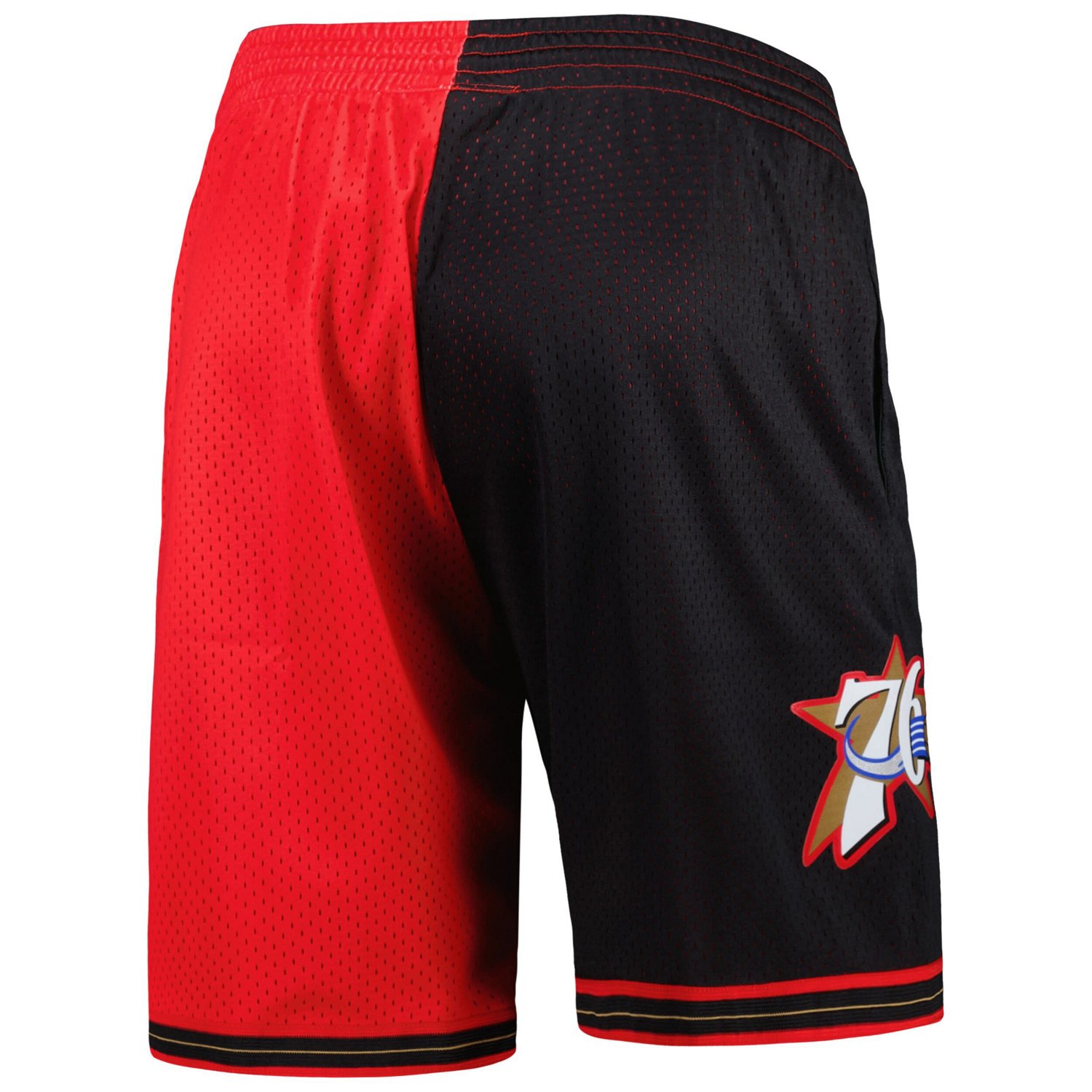 76ers shorts red