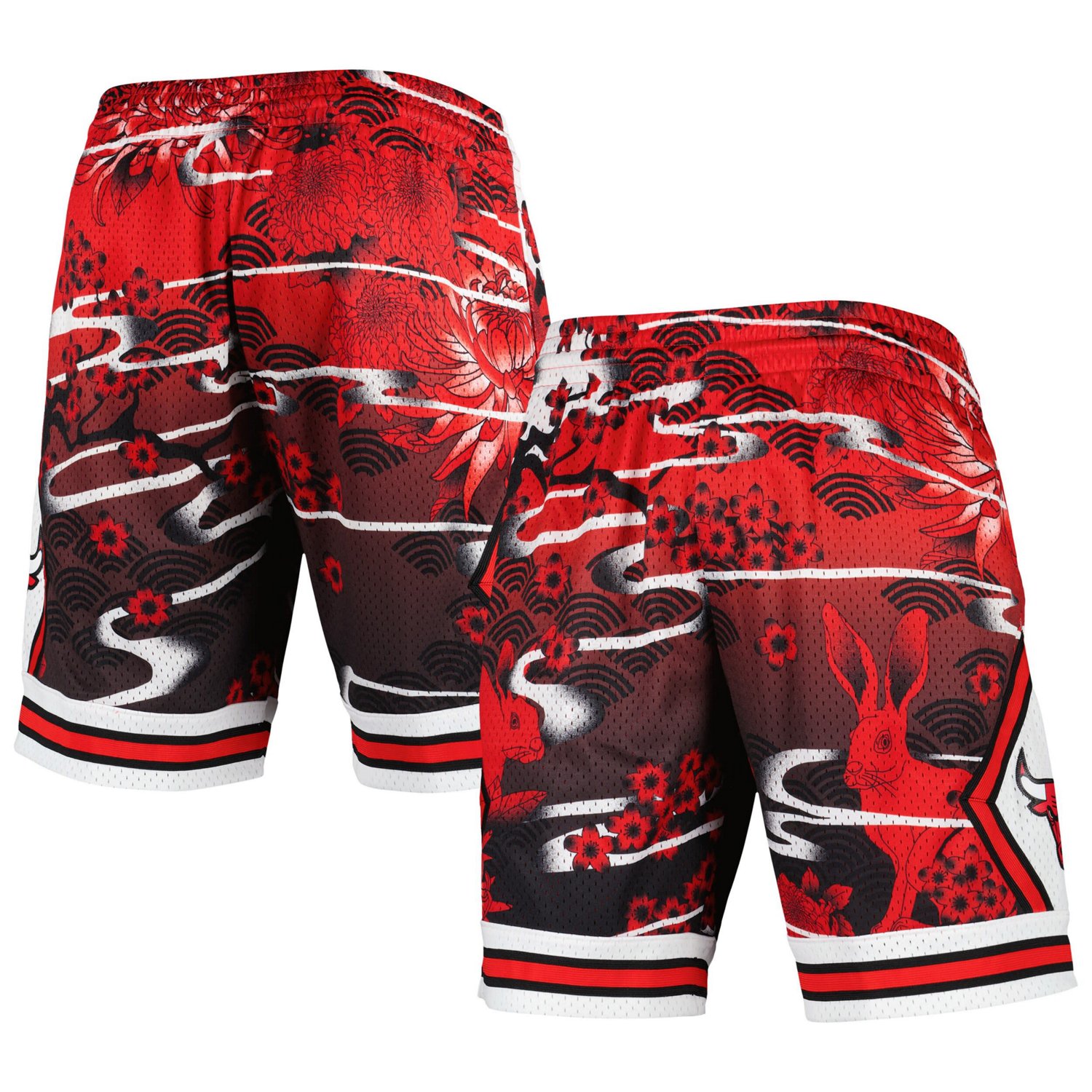 mitchell & ness lakers lunar new year swingman shorts