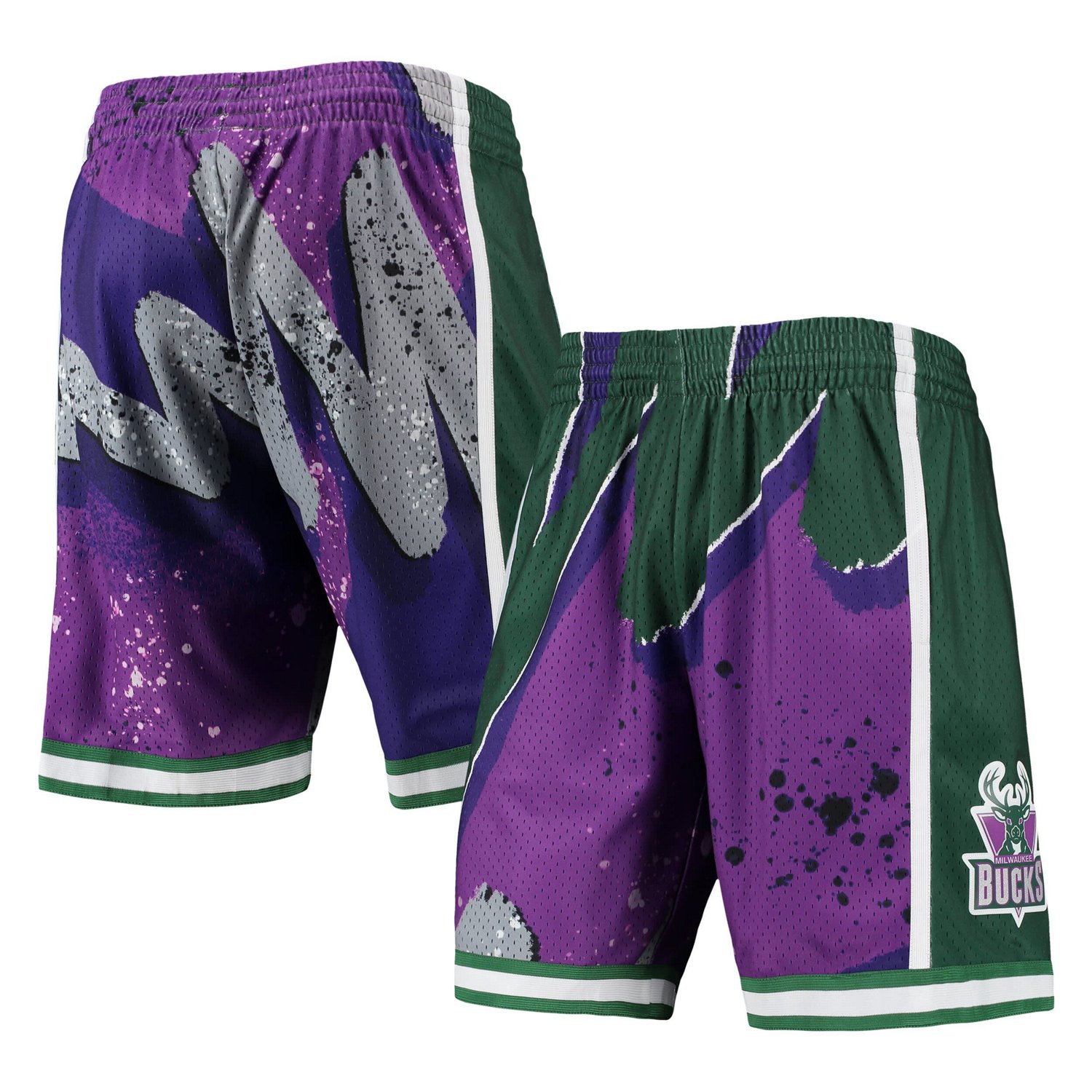 milwaukee bucks shorts mitchell and ness