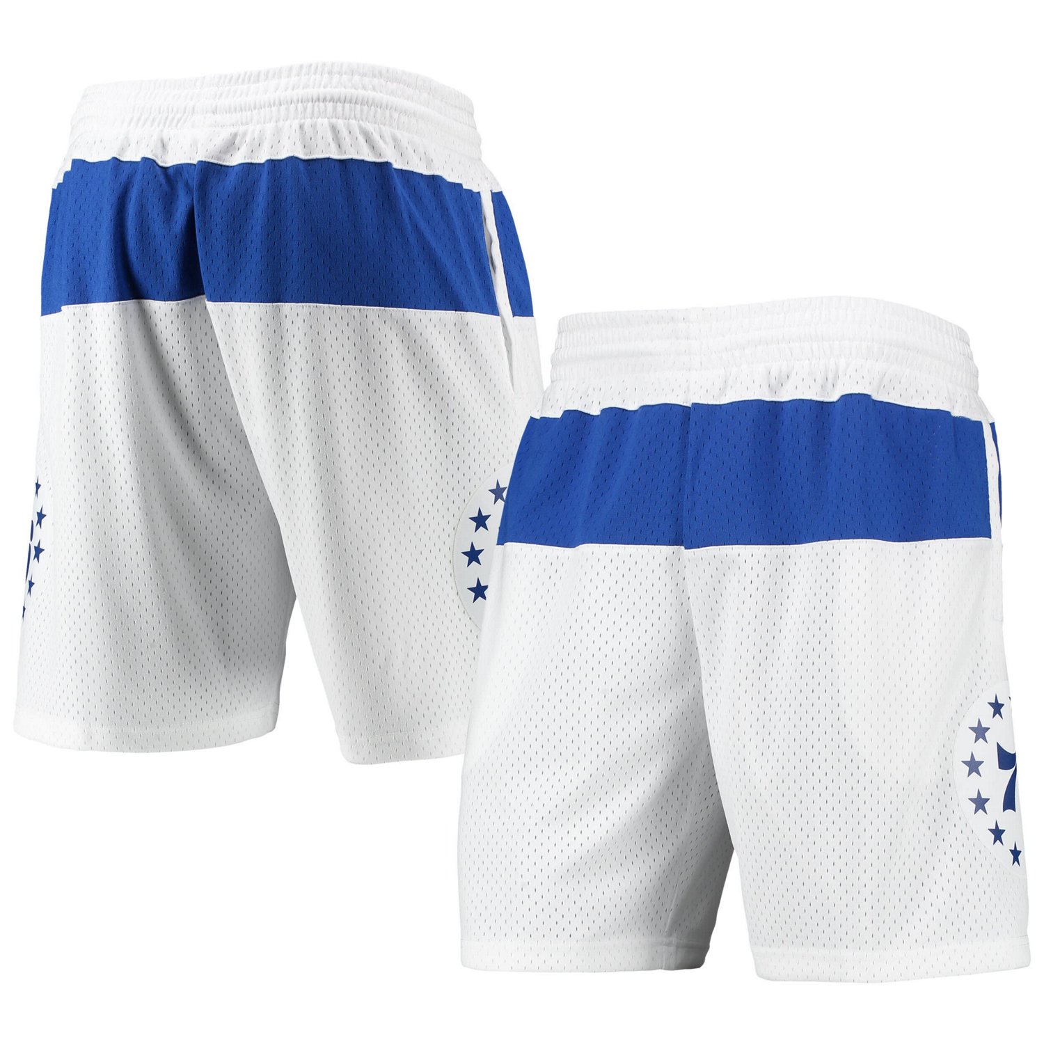 76ers shorts blue